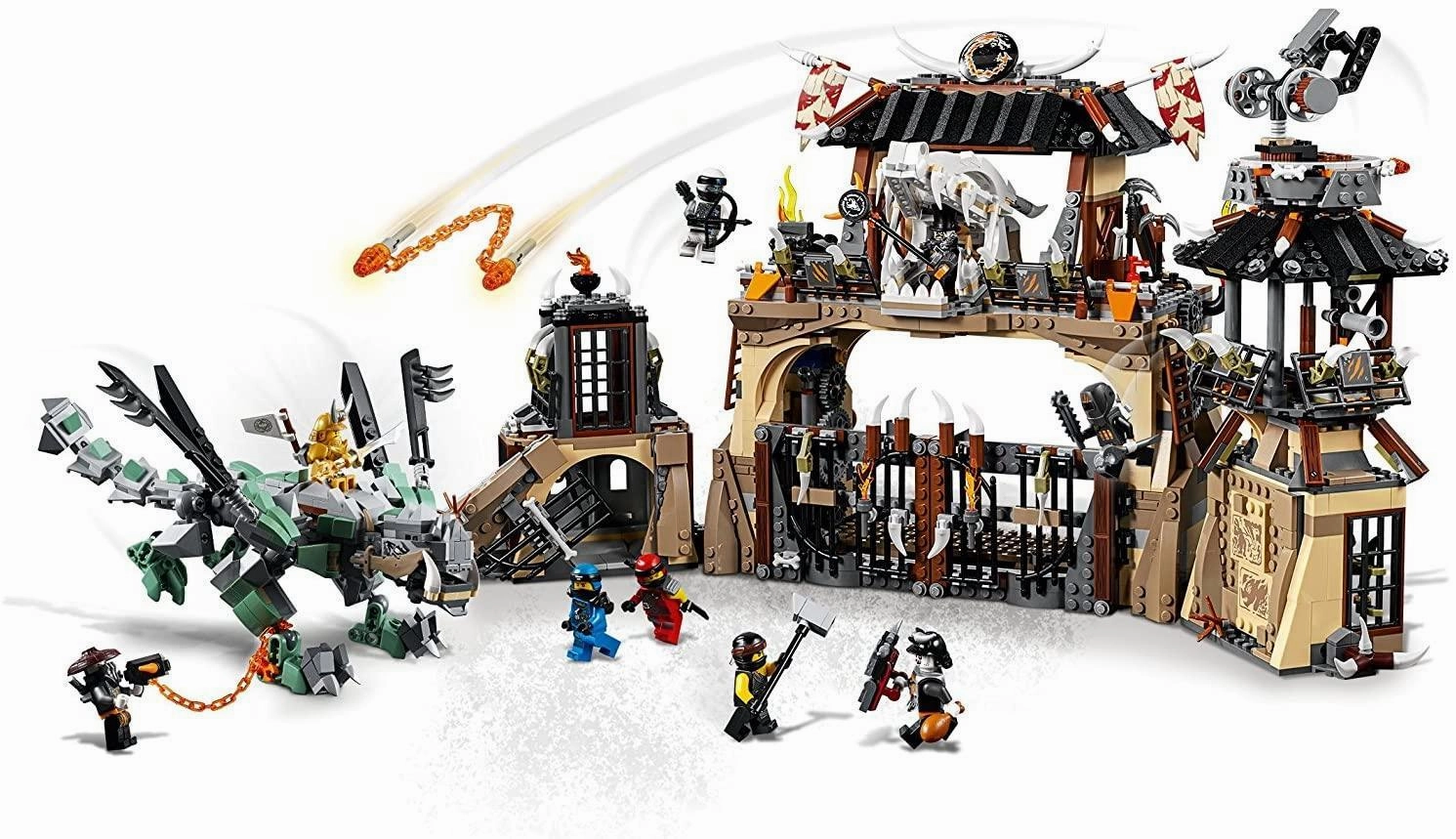 LEGO 70655 NINJAGO Dragon Pit Building Set