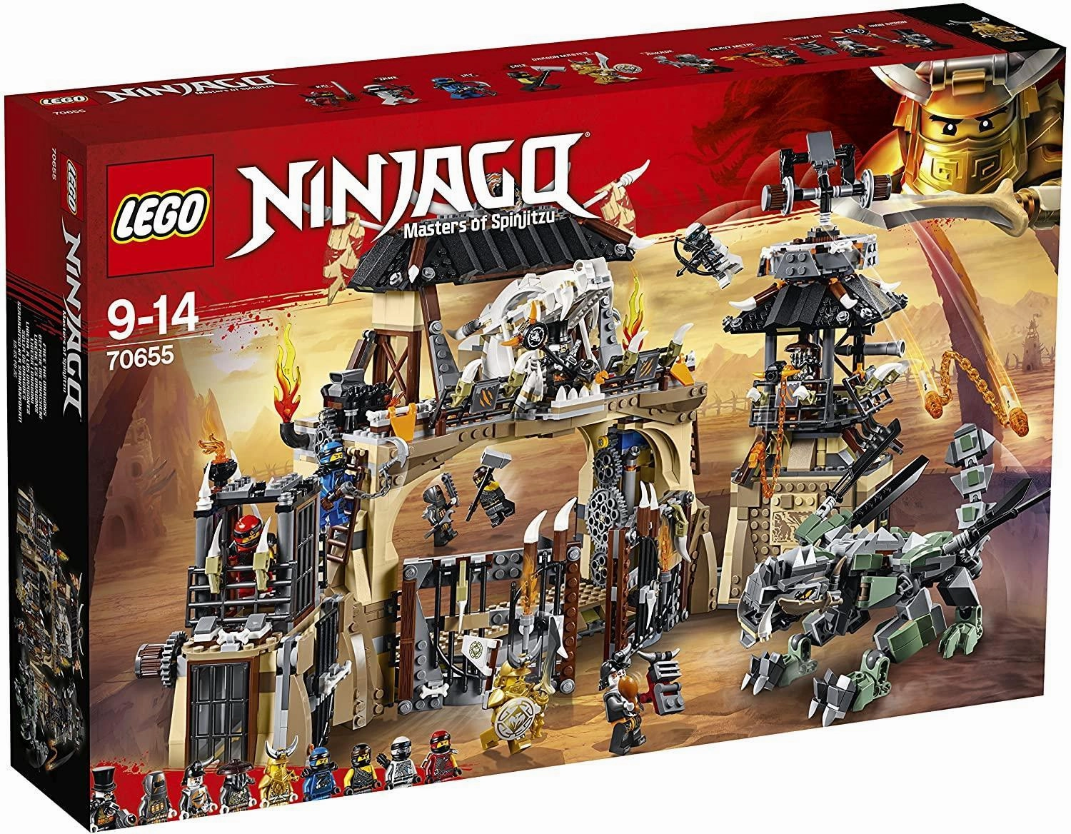 LEGO 70655 NINJAGO Dragon Pit Building Set