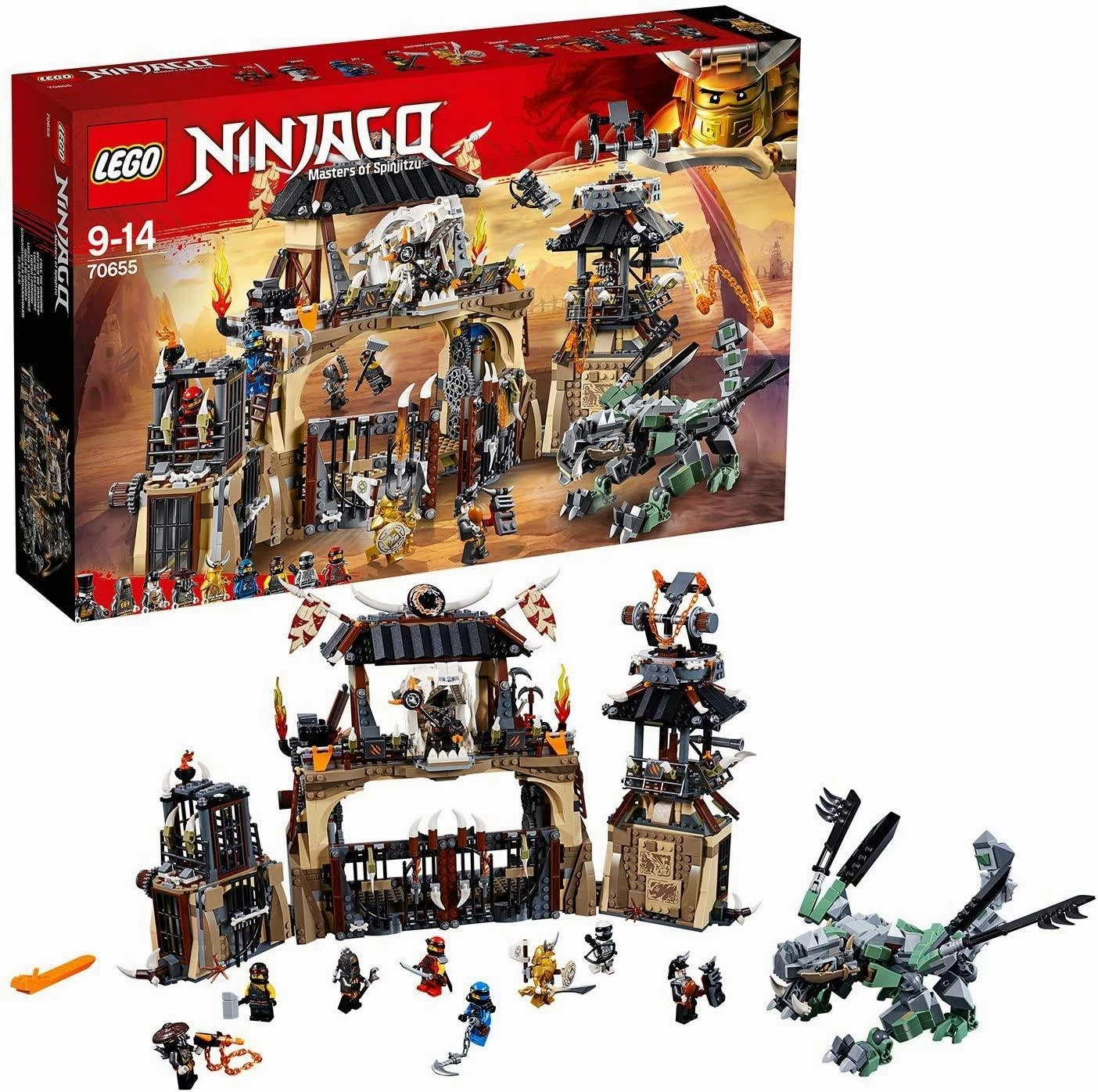 LEGO 70655 NINJAGO Dragon Pit Building Set