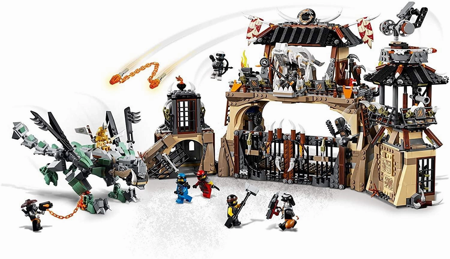 LEGO 70655 NINJAGO Dragon Pit Building Set