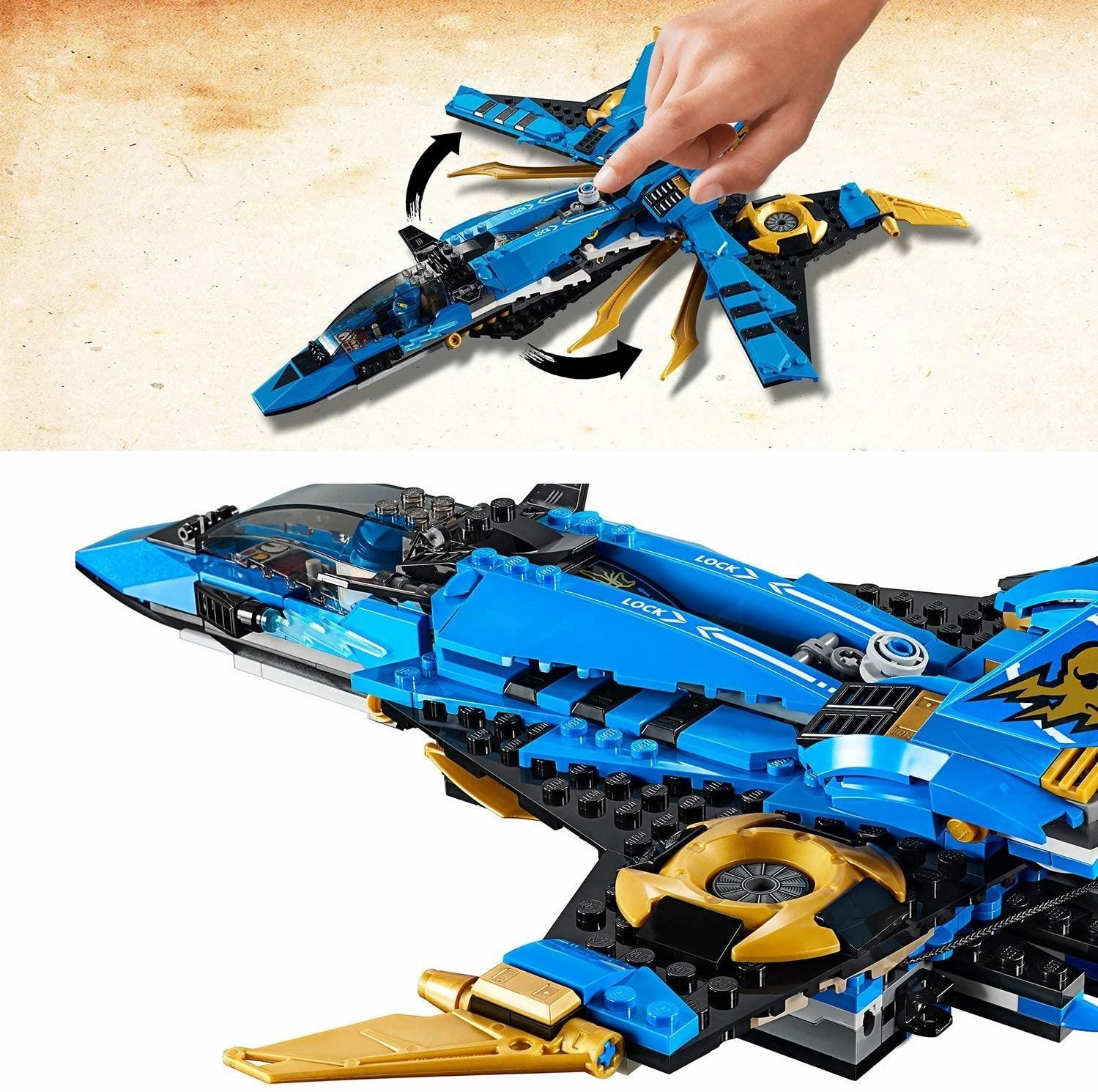LEGO 70668 NINJAGO Jay's Storm Fighter Building Set