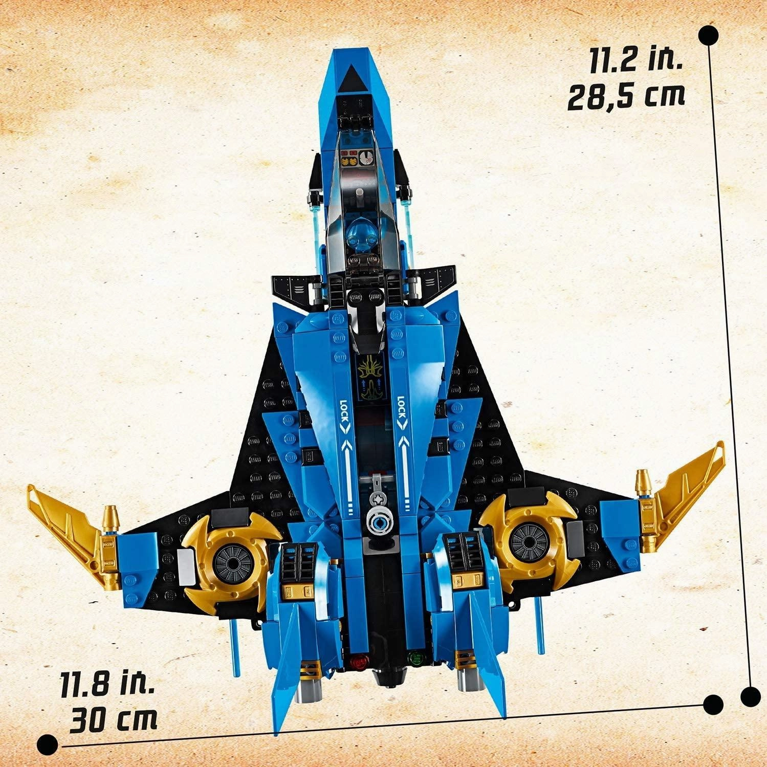 LEGO 70668 NINJAGO Jay's Storm Fighter Building Set