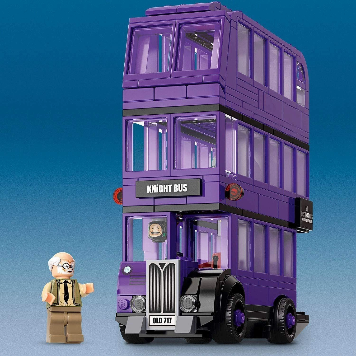 LEGO 75957 Harry Potter Knight Bus Toy, Triple-decker Collectible Set with Minifigures