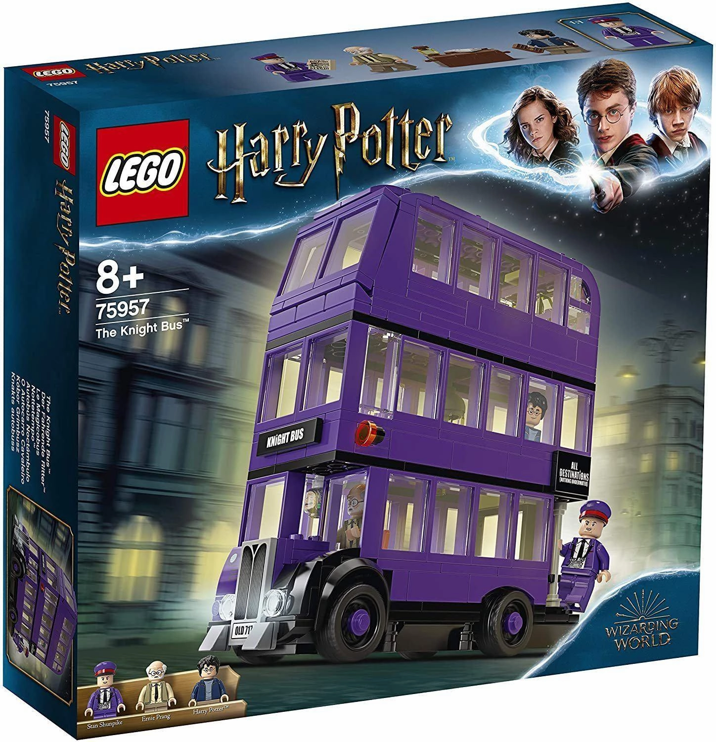 LEGO 75957 Harry Potter Knight Bus Toy, Triple-decker Collectible Set with Minifigures