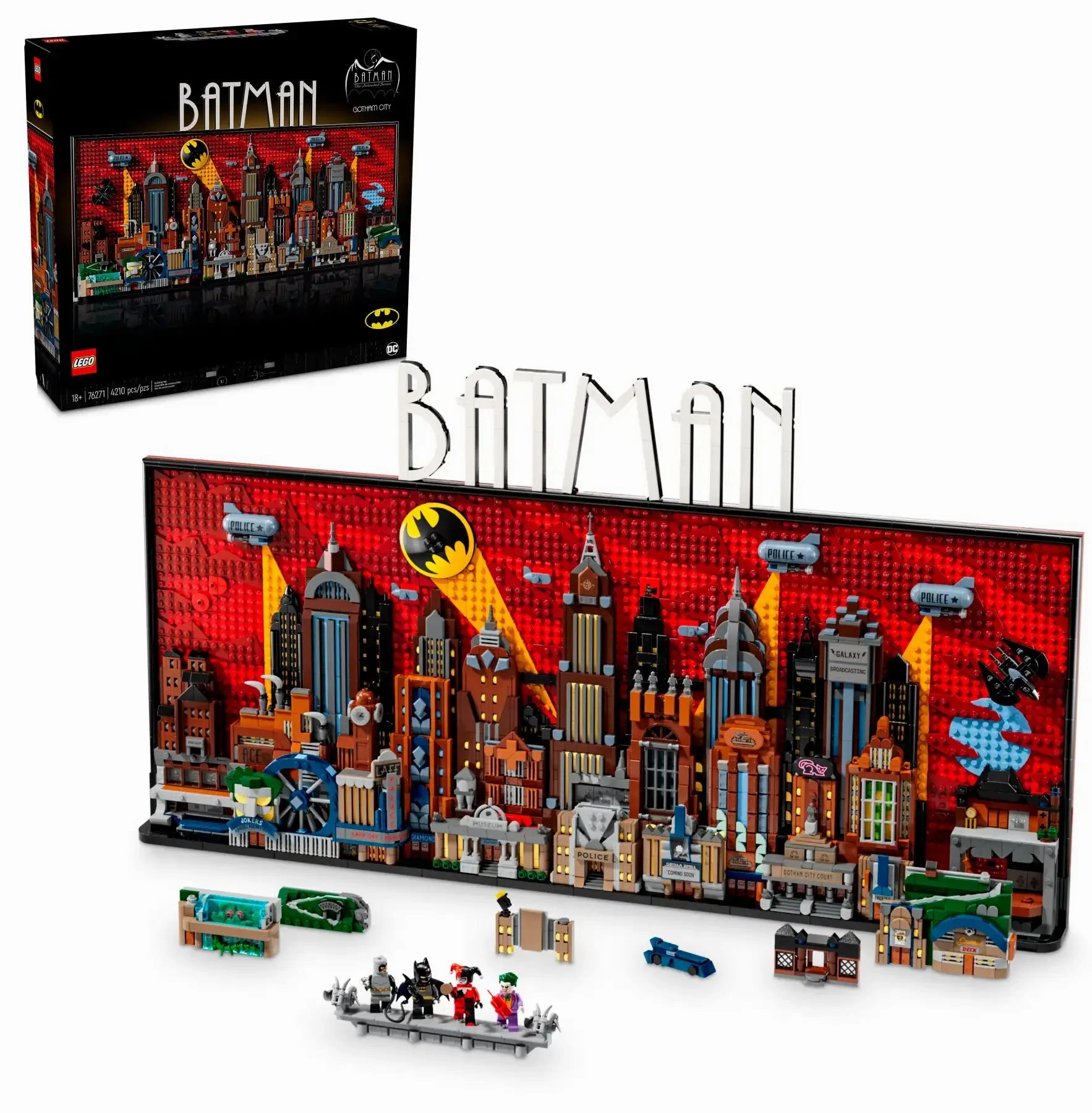 LEGO ART 76271 Batman The Animated Series Gotham City