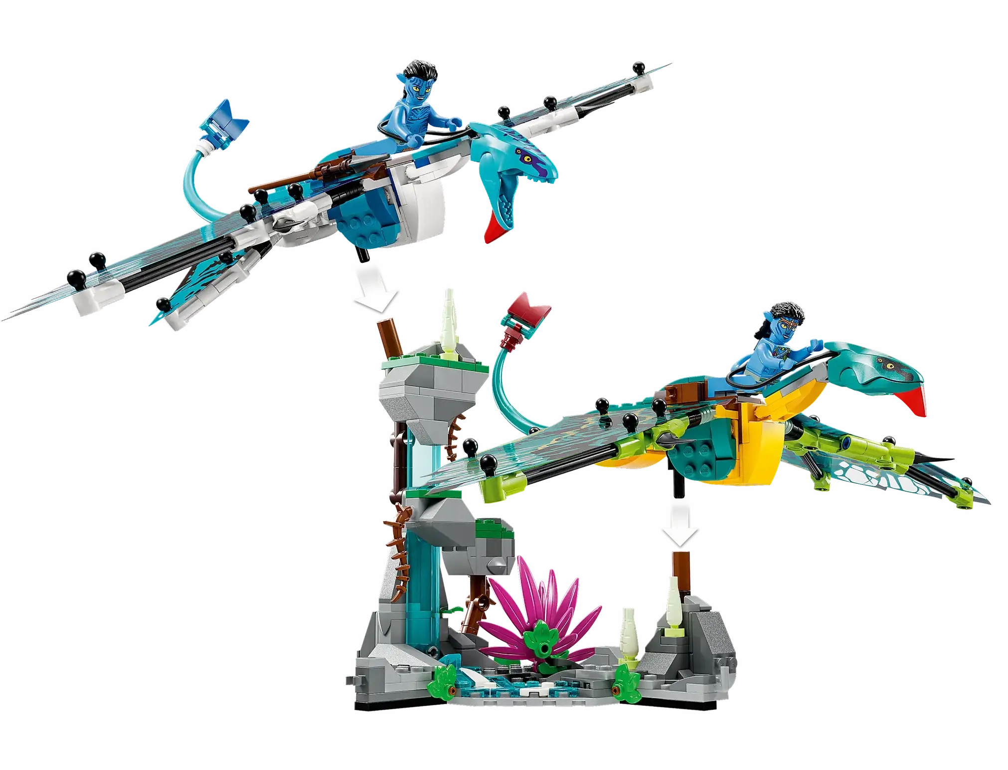 LEGO AVATAR 75572 Jake & Neytiris First Banshee Flight
