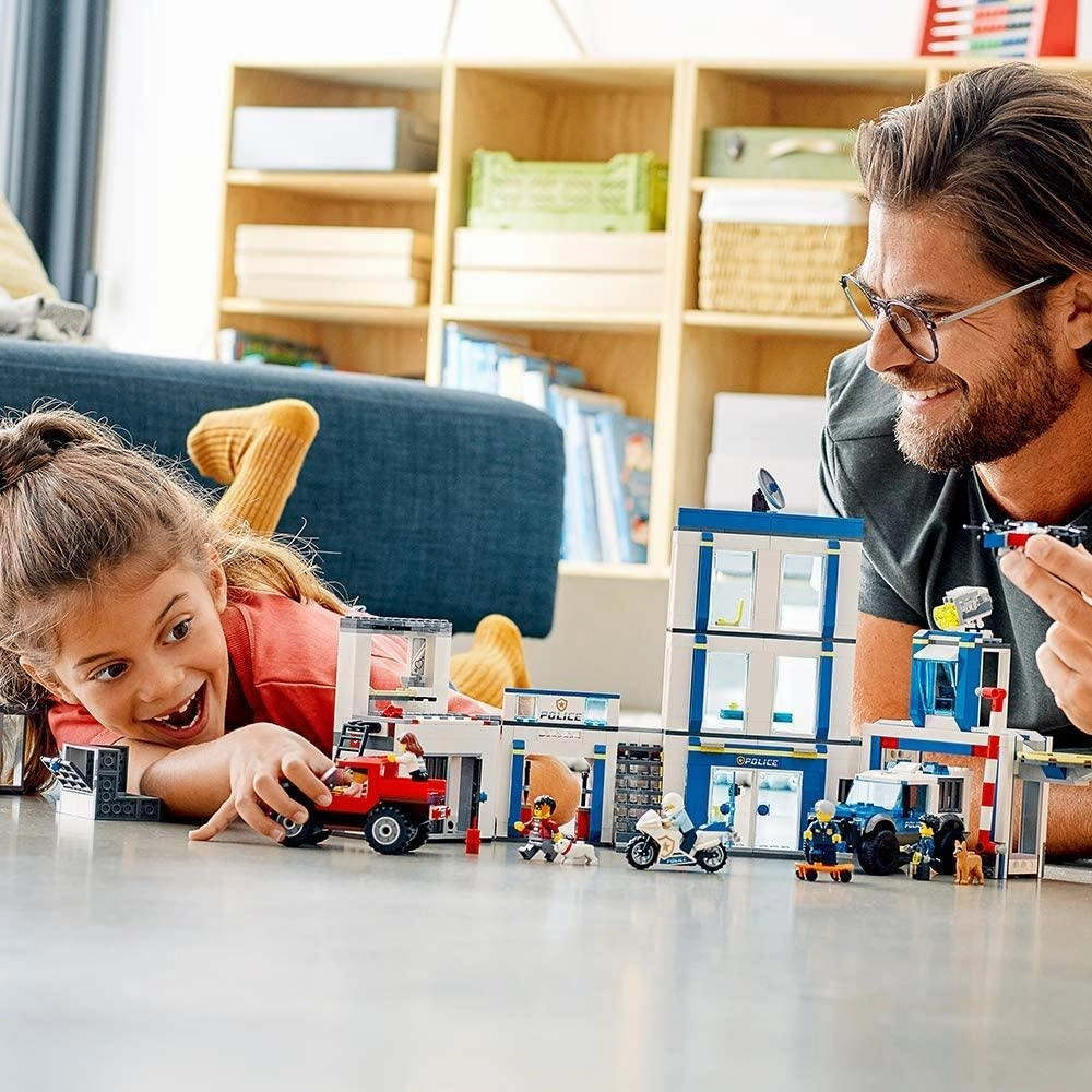 LEGO CITY 60246 Police Station Fun Building Set for Kids
