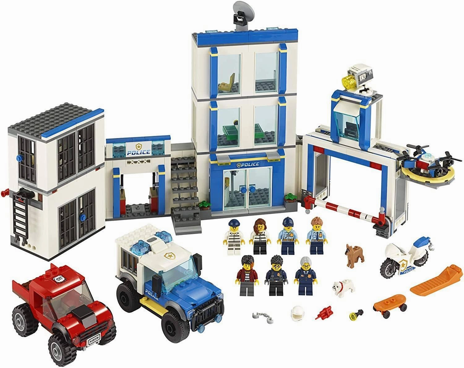 LEGO CITY 60246 Police Station Fun Building Set for Kids