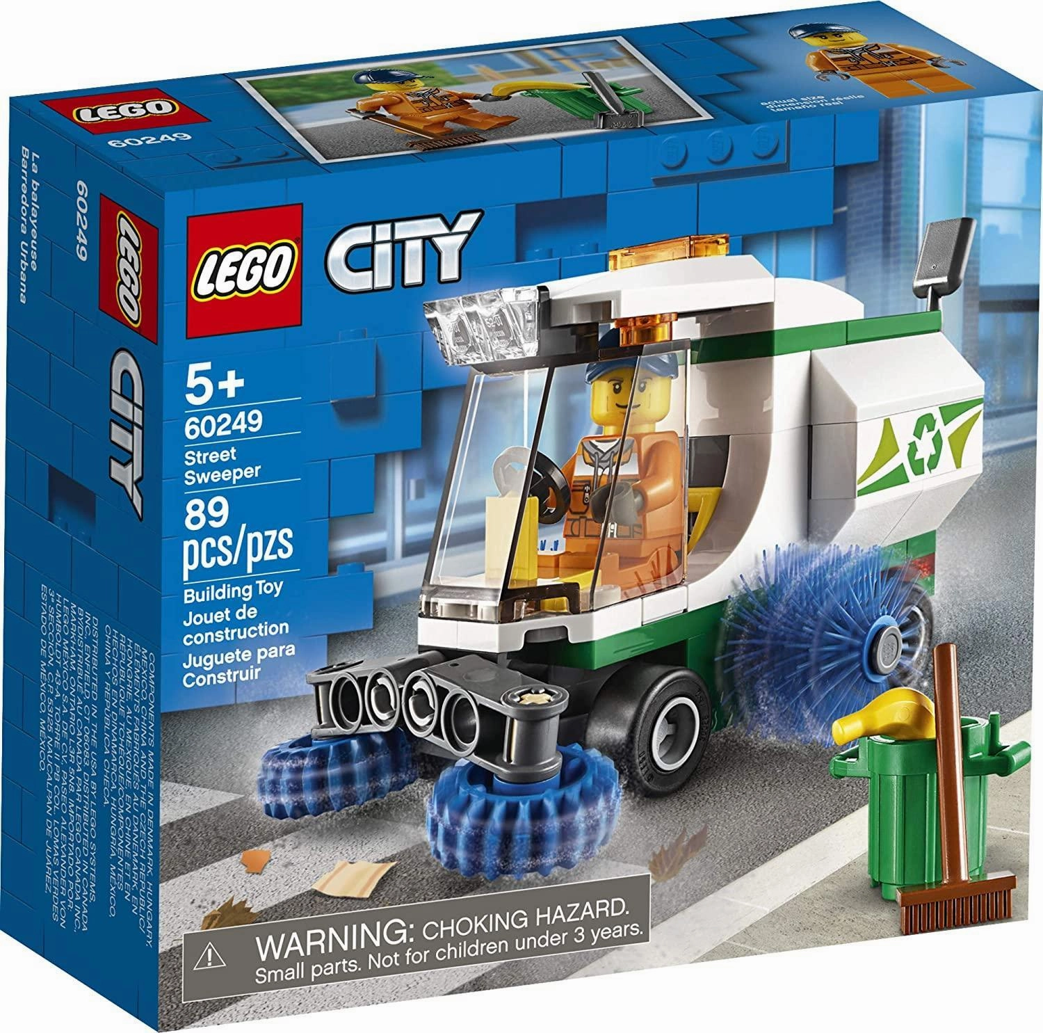 LEGO CITY 60249 Street Sweeper Building Set