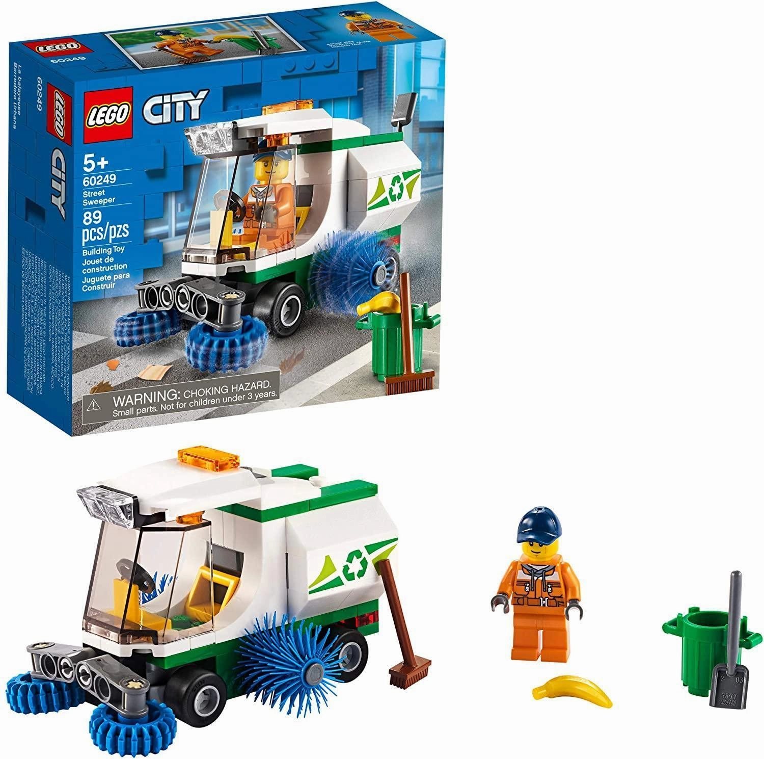 LEGO CITY 60249 Street Sweeper Building Set