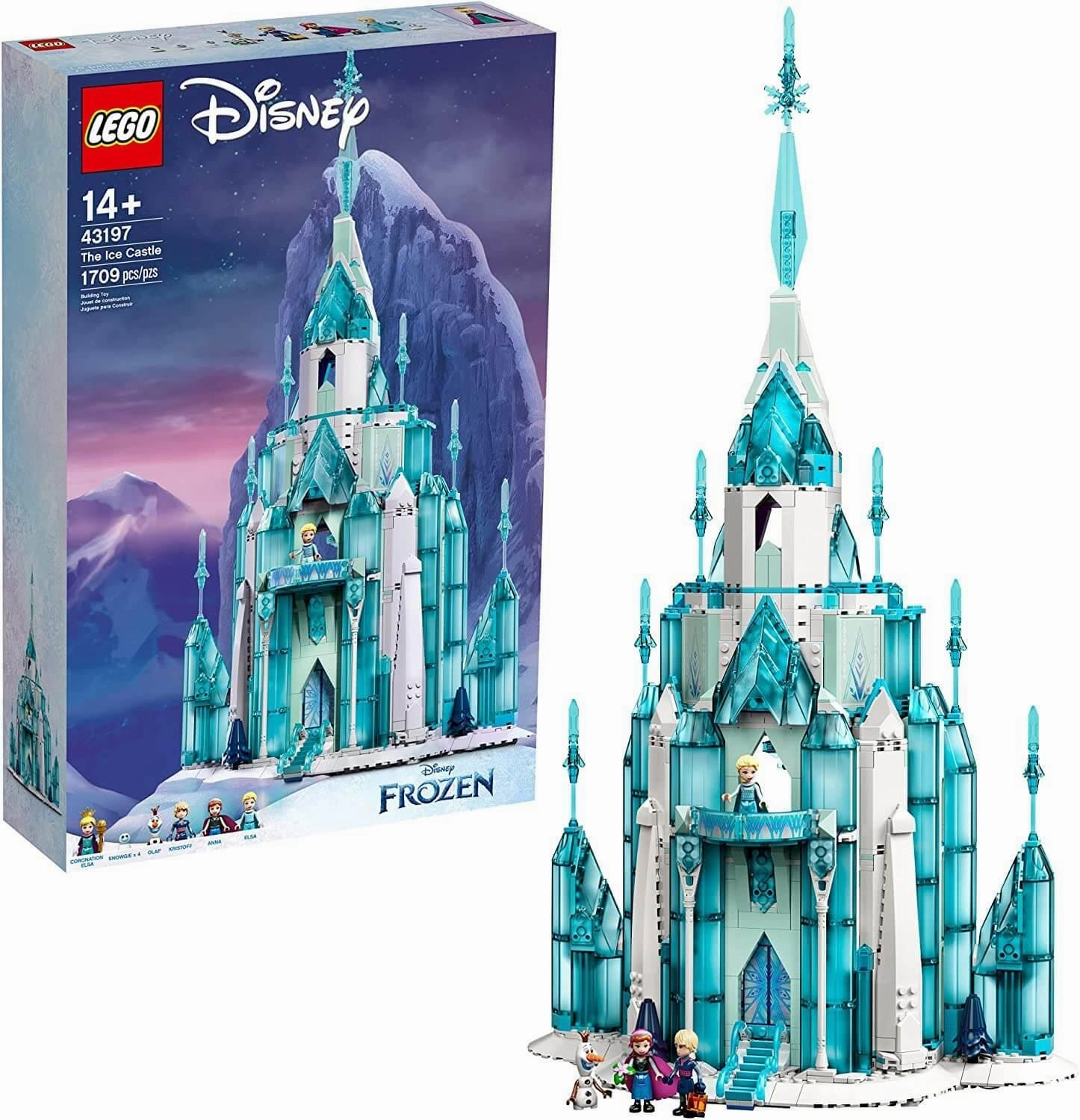 LEGO DISNEY 43197 Disney The Ice Castle Building Toy Kit