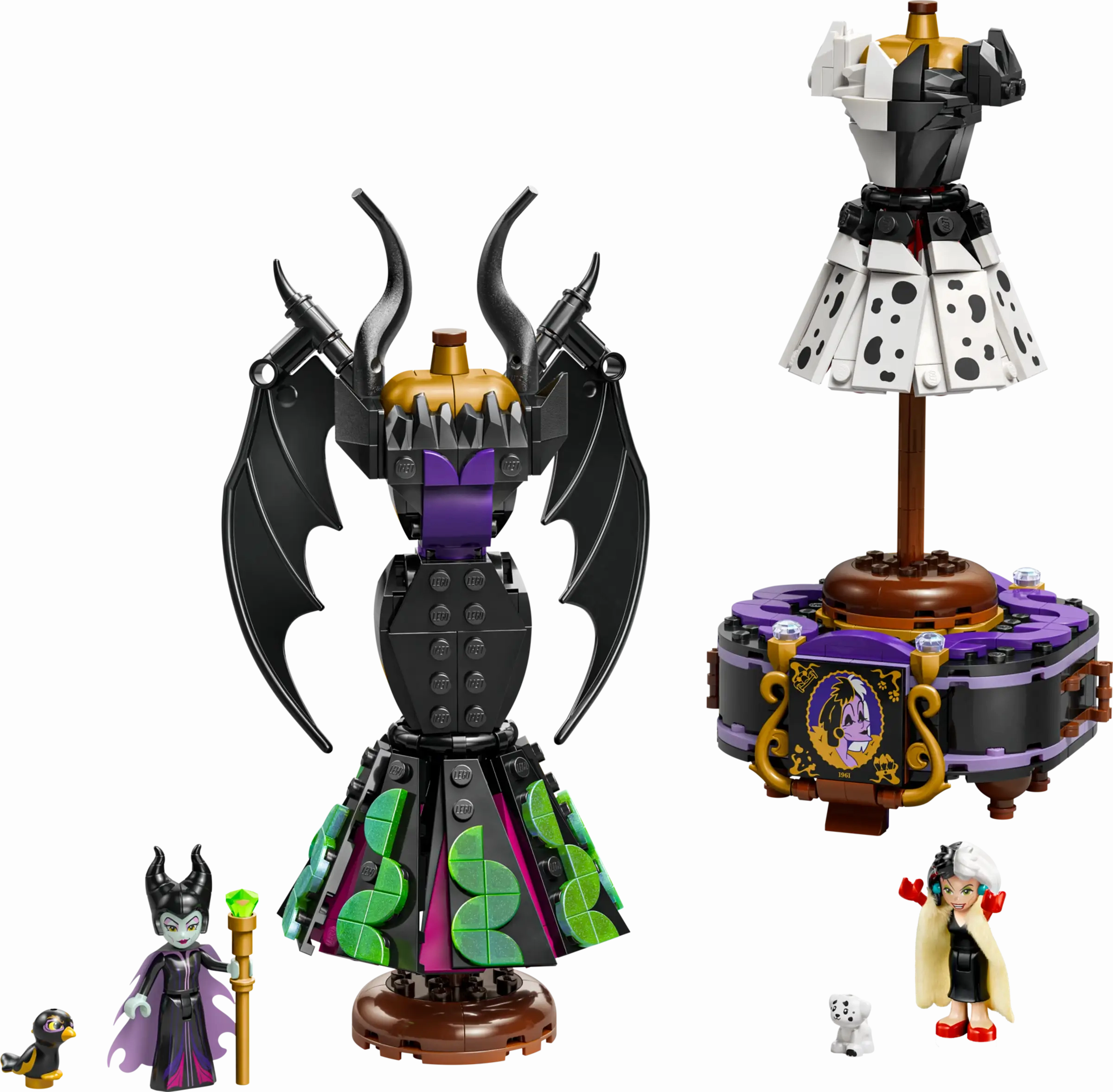 LEGO DISNEY 43262 Maleficent's and Cruella De Vil's Dresses
