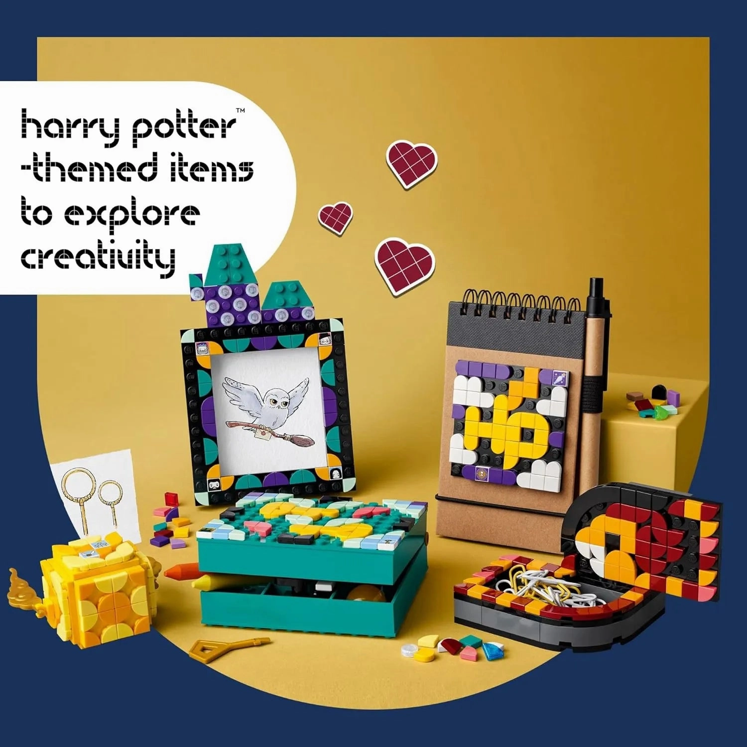 LEGO DOTS 41811 Hogwarts Desktop Kit