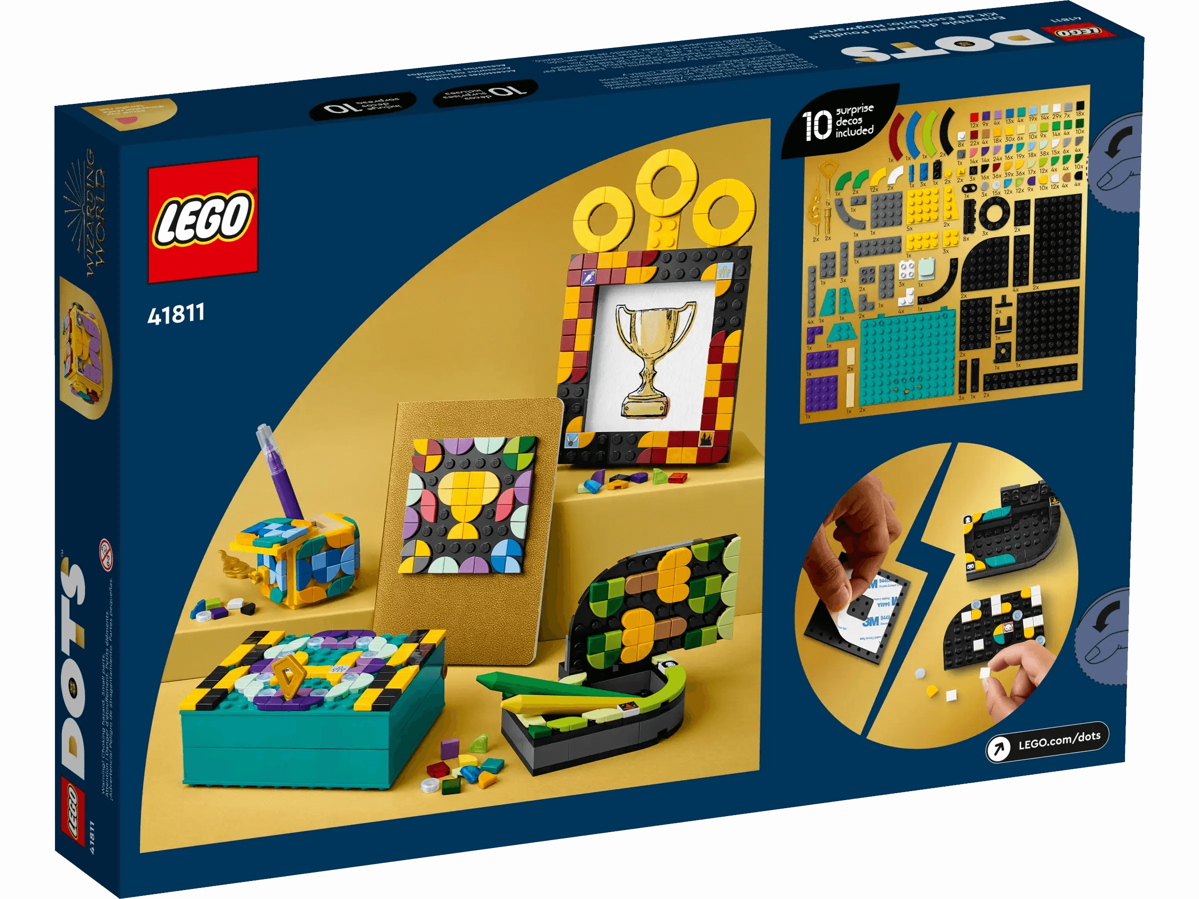 LEGO DOTS 41811 Hogwarts Desktop Kit