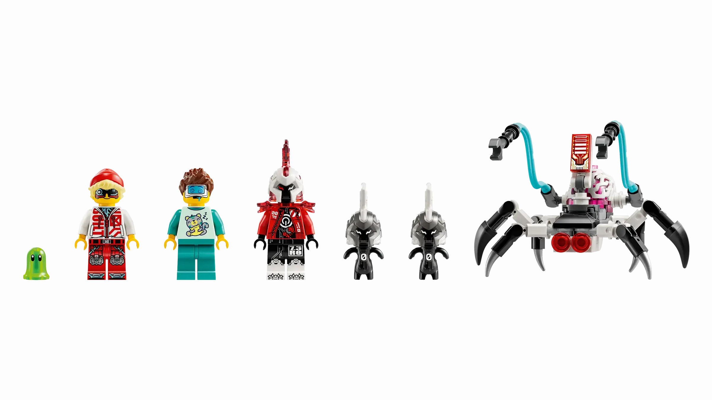 LEGO DRAMZzz 71497 Cooper's Tiger Mech & Zero's Hot Rod Car