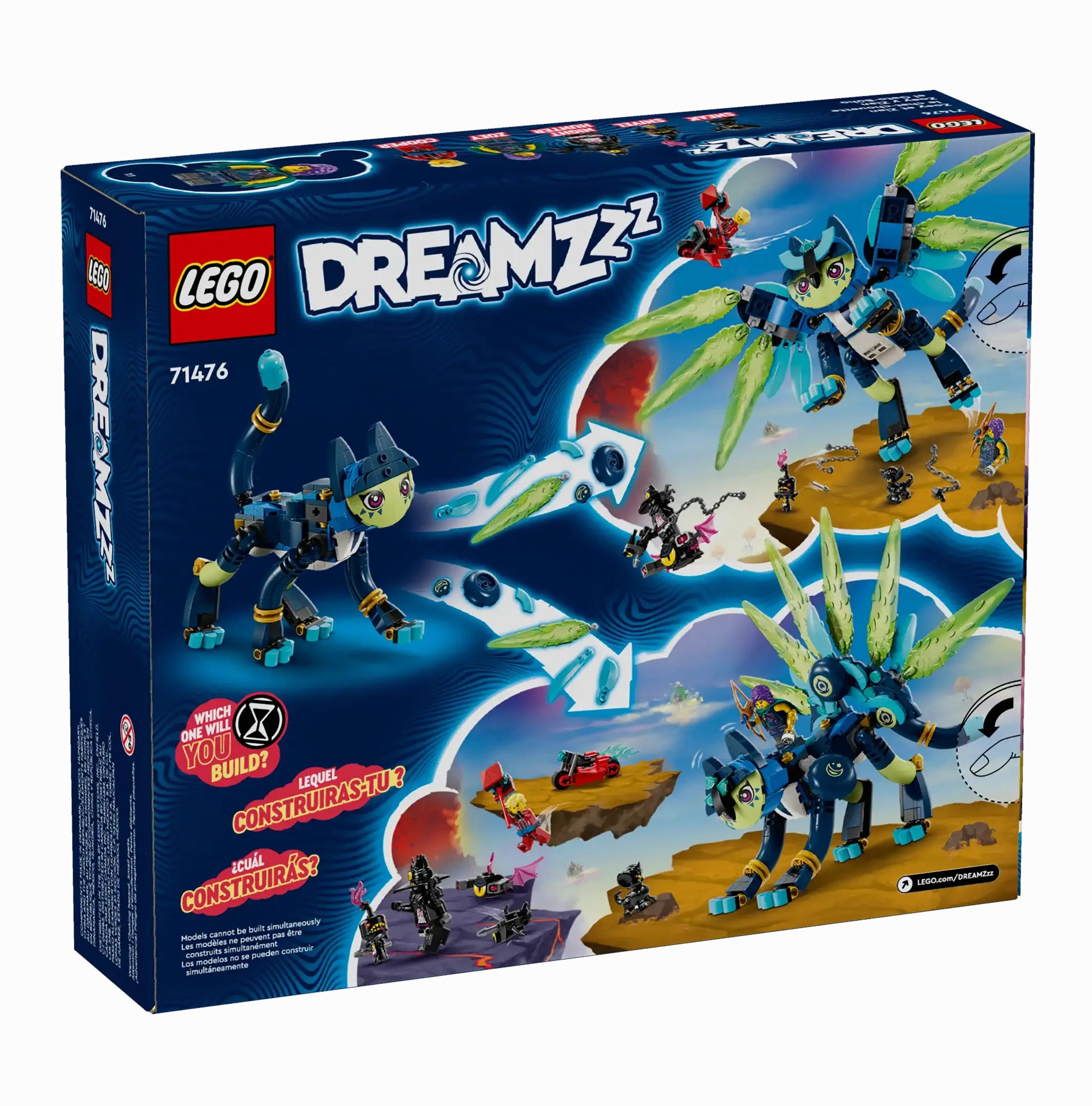 LEGO DREAMZzz 71476 Zoey and Zian the Cat-Owl