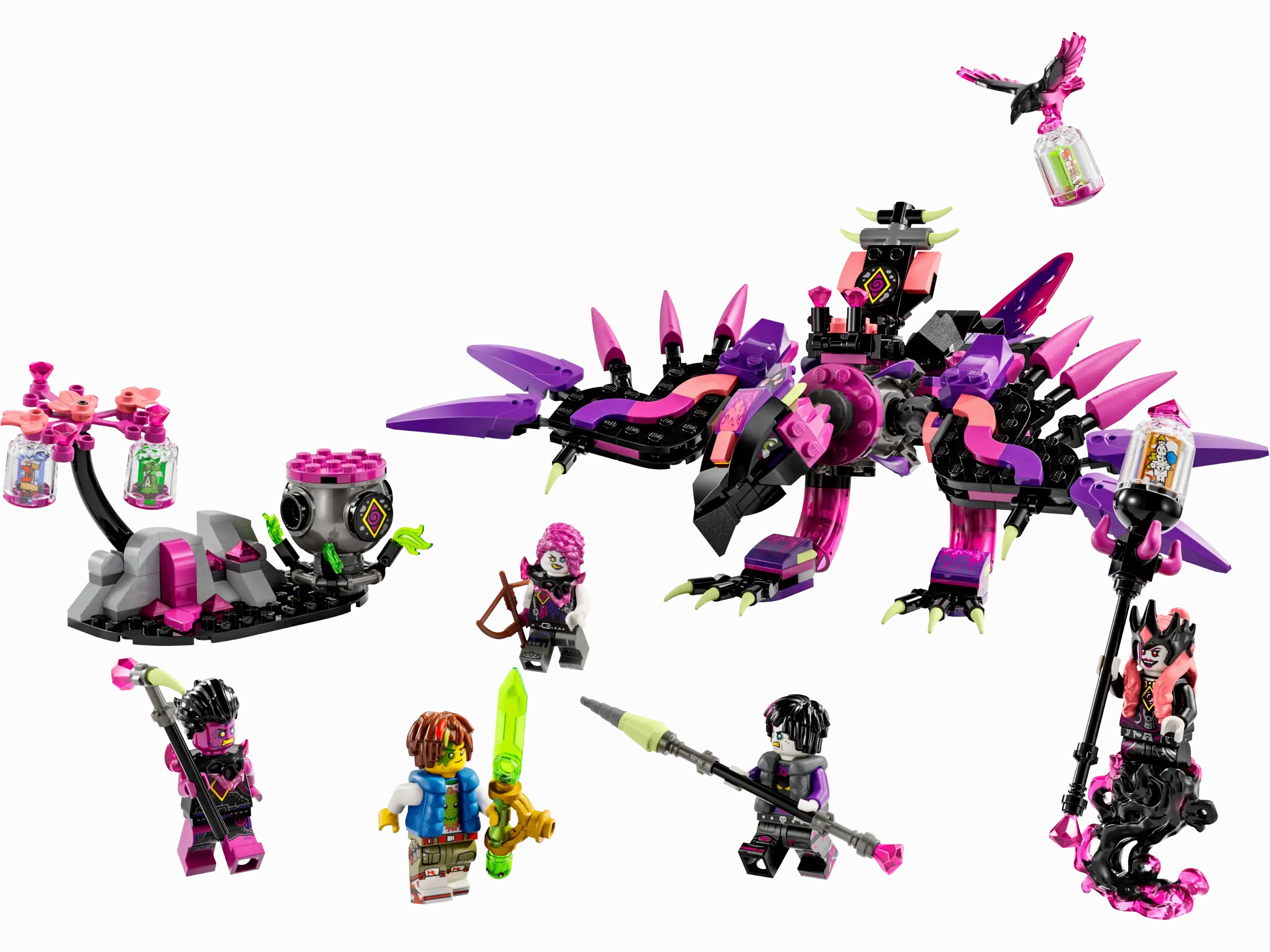 LEGO DREAMZZZ 71483 The Never Witch's Nightmare Creatures