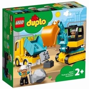 LEGO DUPLO Truck and Tracked Excavator