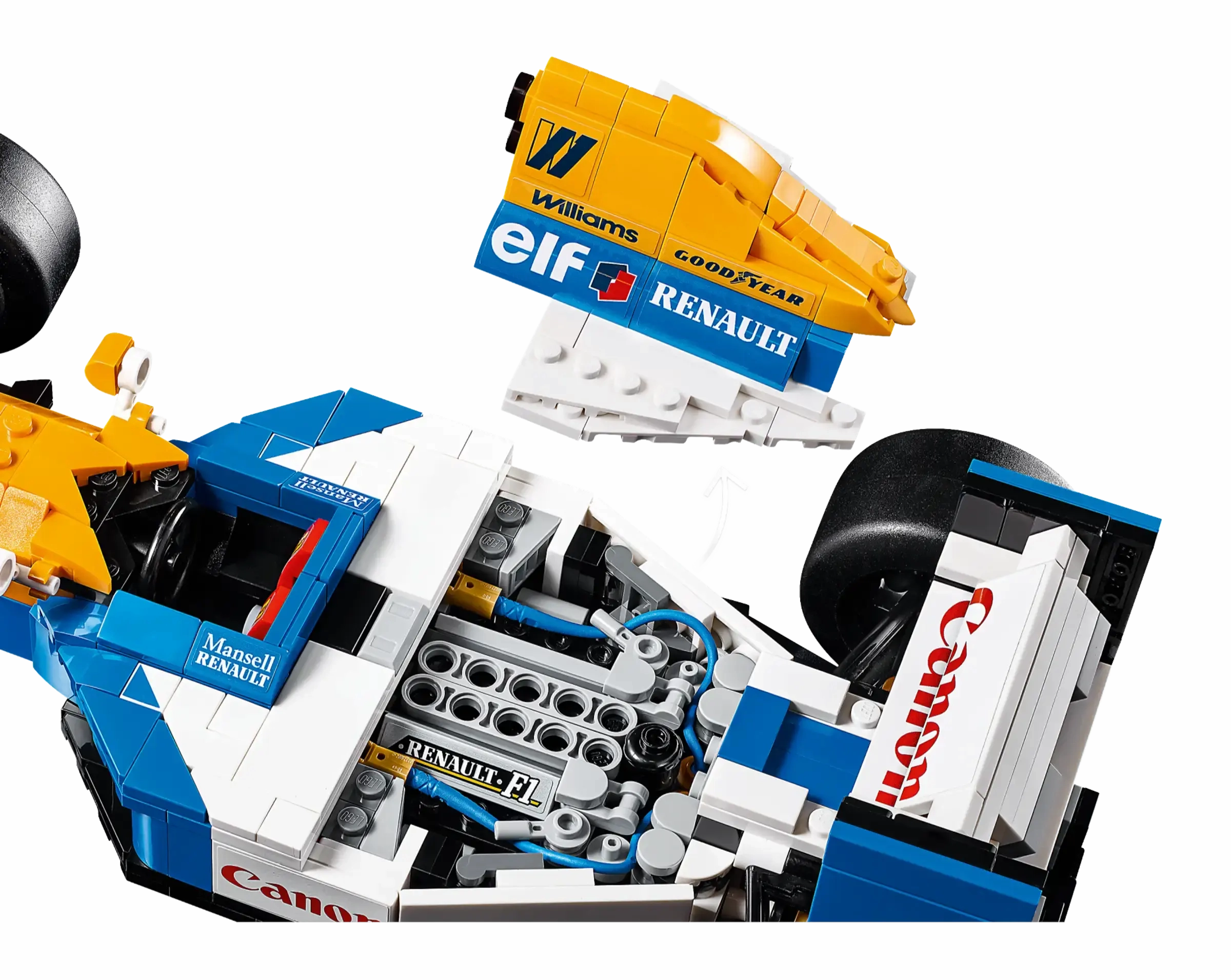 LEGO ICONS 10353 Williams Racing FW14B & Nigel Mansell