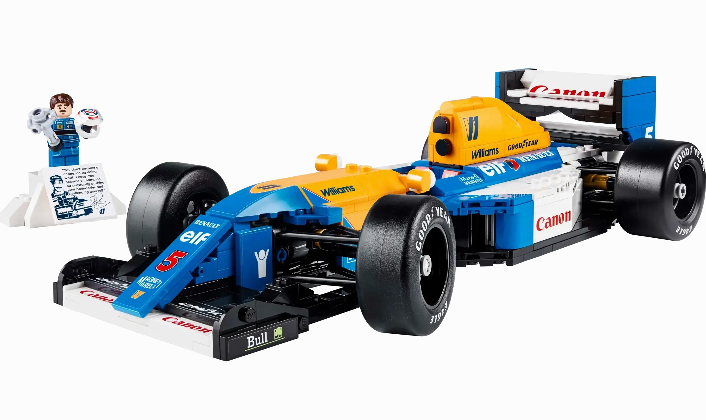 LEGO ICONS 10353 Williams Racing FW14B & Nigel Mansell