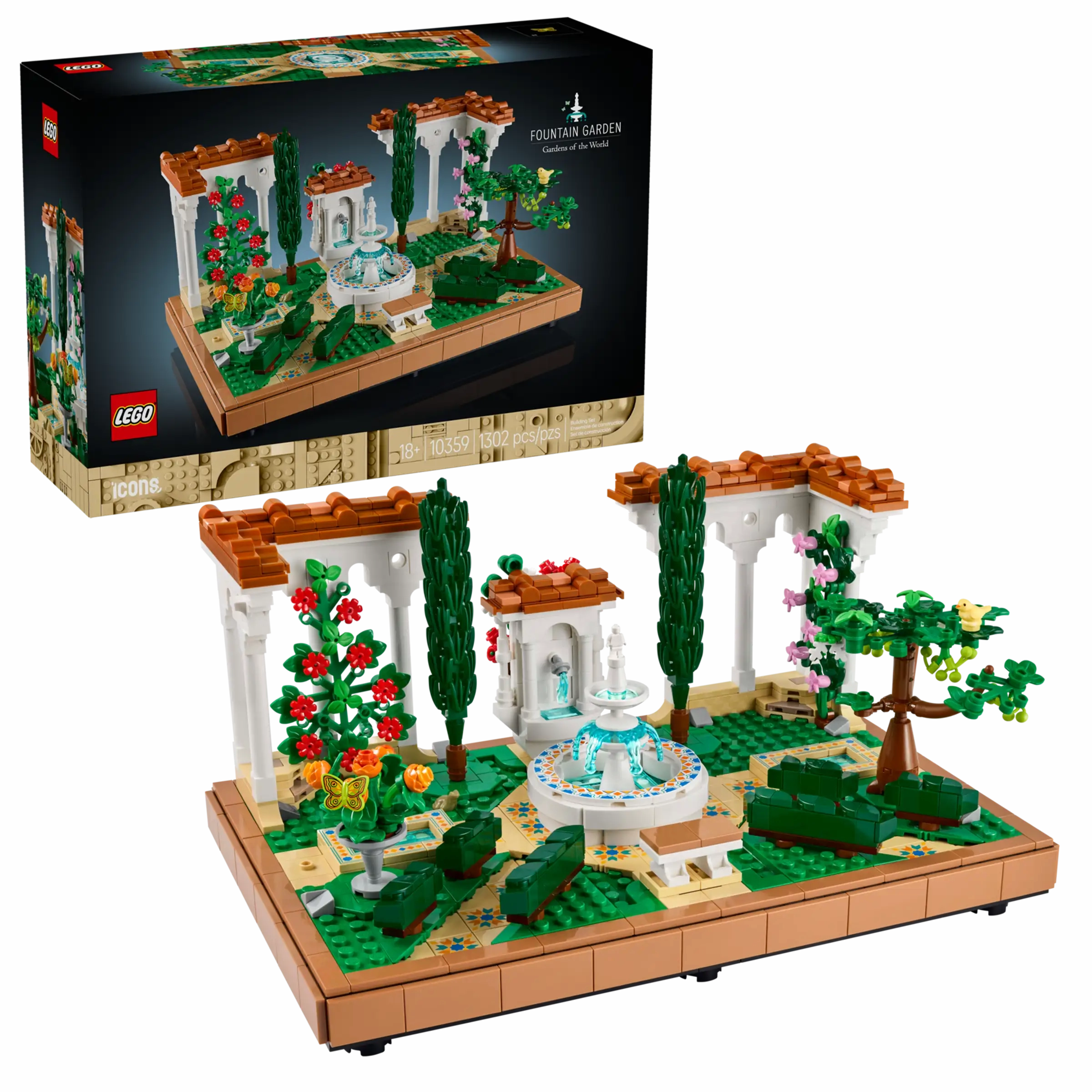 LEGO ICONS 10359 Fountain Garden