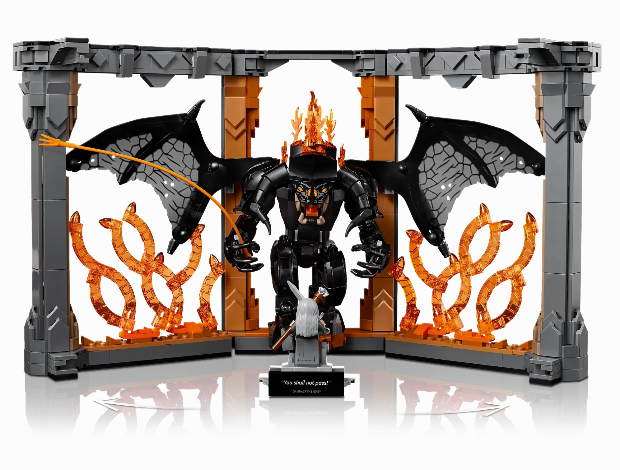LEGO ICONS 10367 The Lord of the Rings: Balrog Book Nook