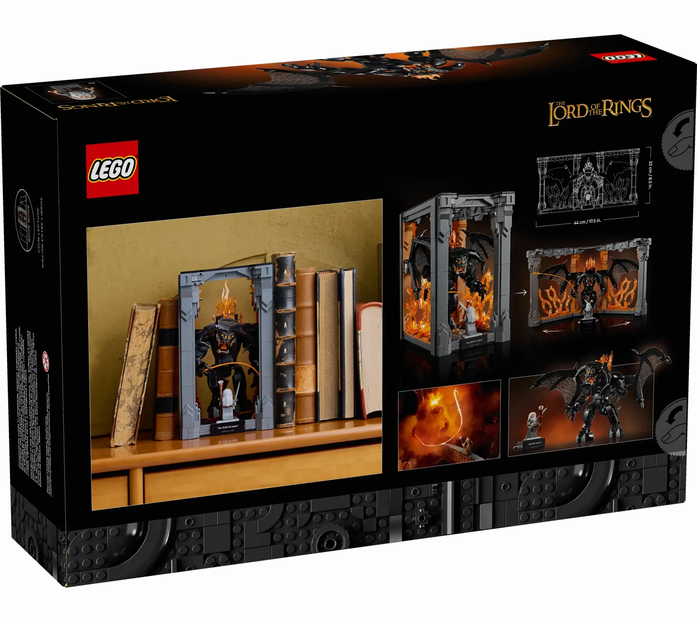LEGO ICONS 10367 The Lord of the Rings: Balrog Book Nook