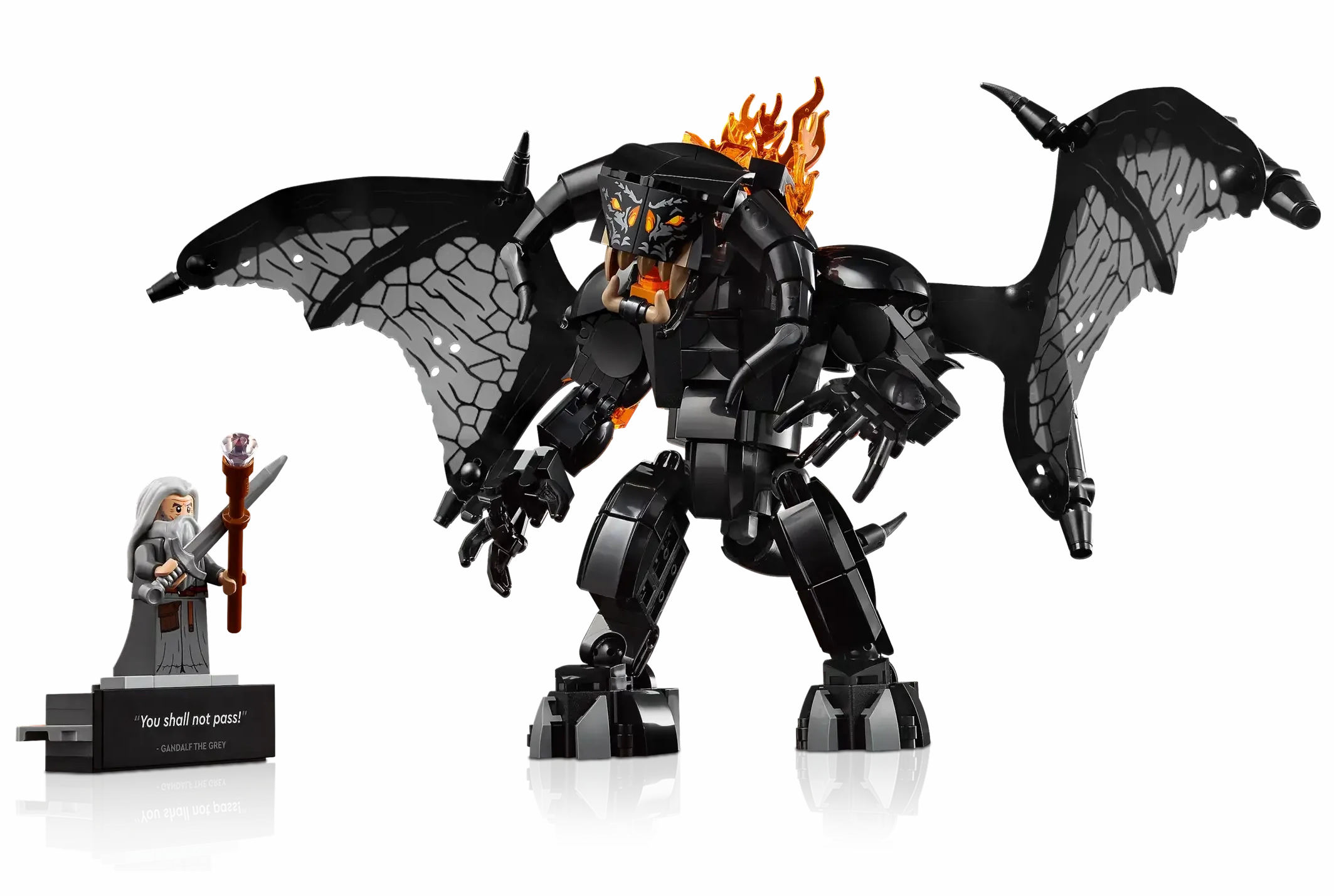 LEGO ICONS 10367 The Lord of the Rings: Balrog Book Nook