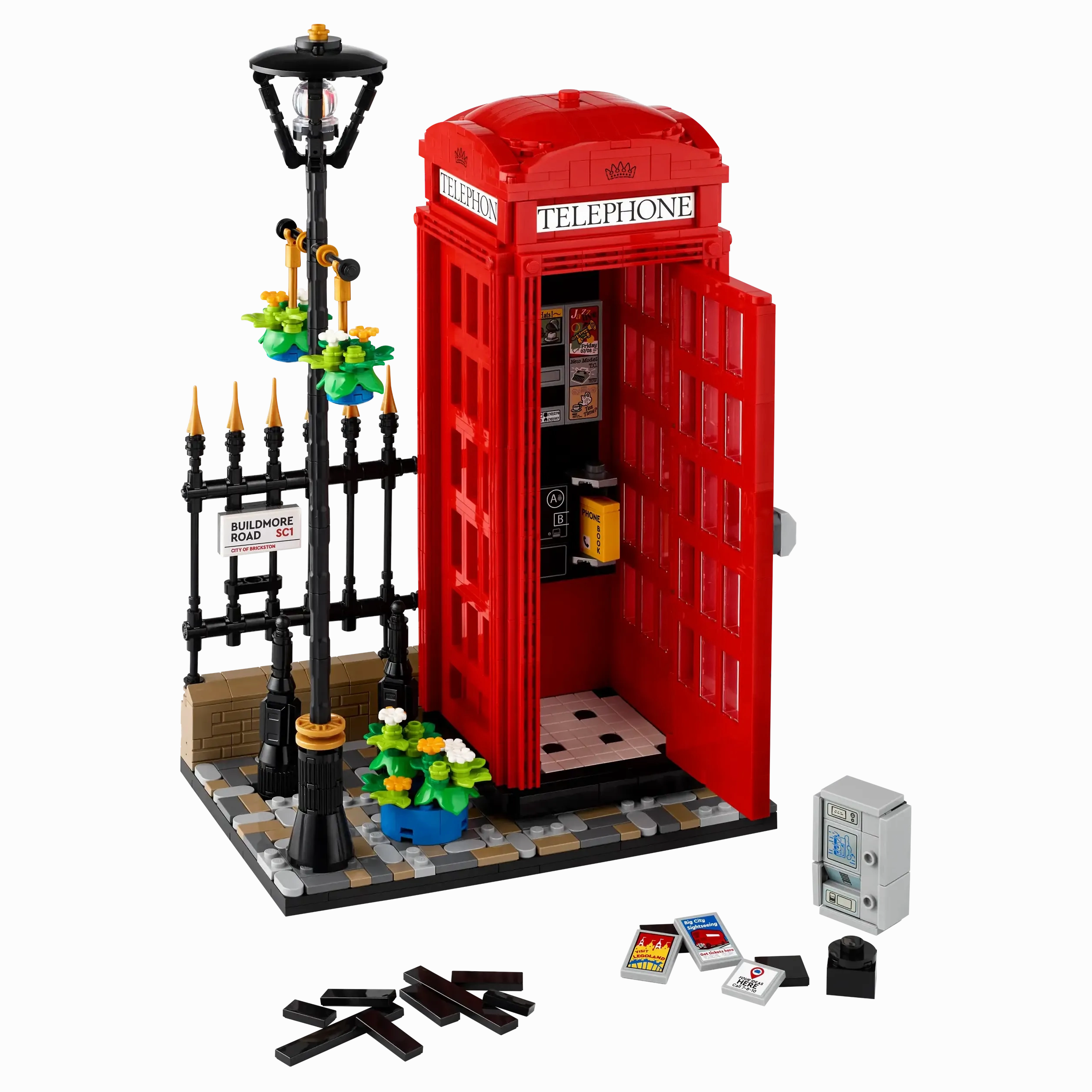 LEGO IDEAS 21347 Red London Telephone Box