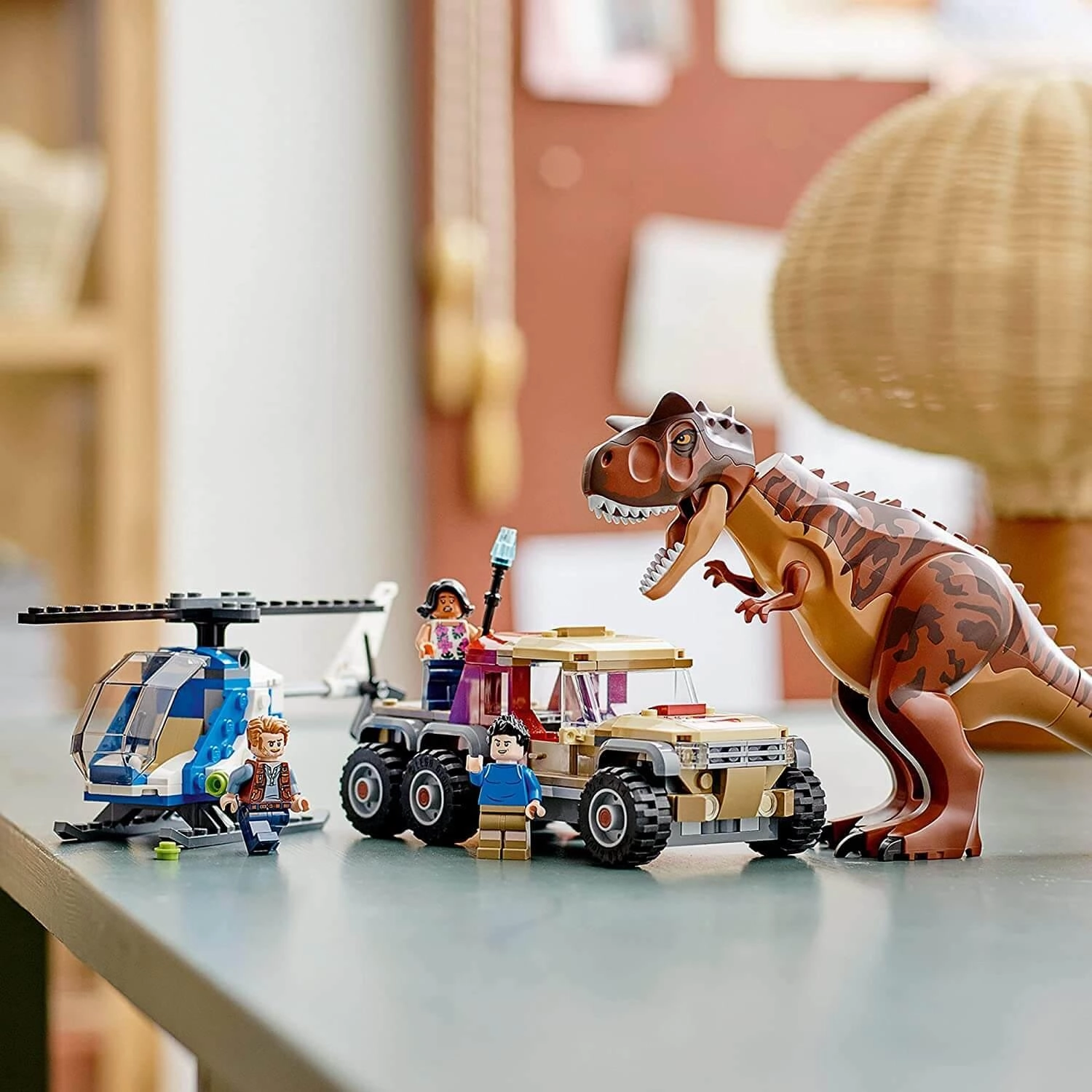 LEGO JURASSIC WORLD 76941 Carnotaurus Dinosaur Chase Building Kit
