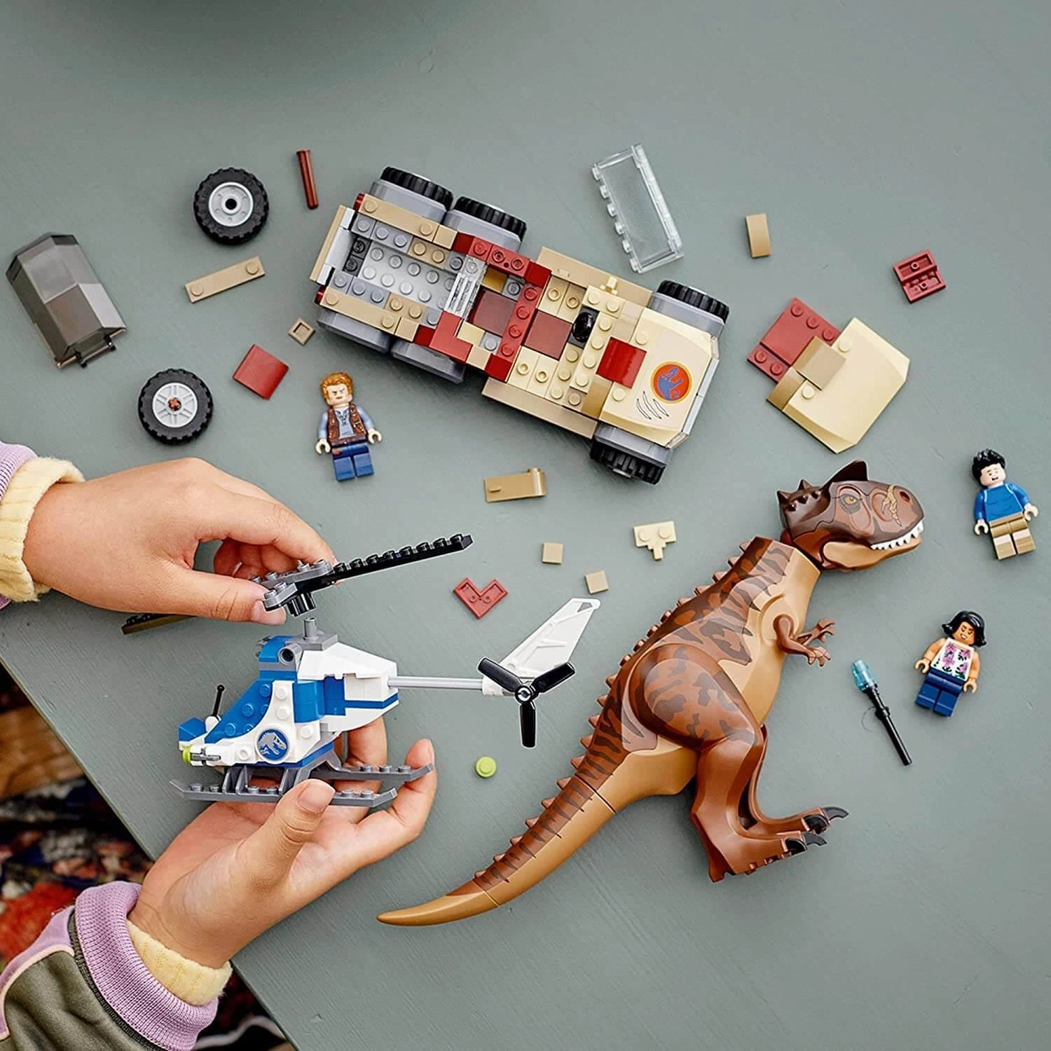 LEGO JURASSIC WORLD 76941 Carnotaurus Dinosaur Chase Building Kit