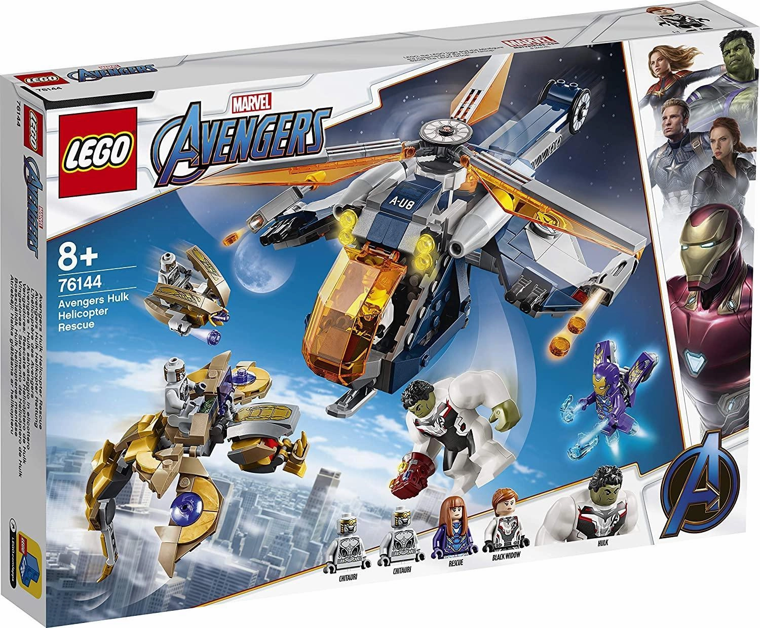 LEGO MARVEL 76144 Super Heroes Marvel Avengers Endgame Hulk Helicopter Rescue