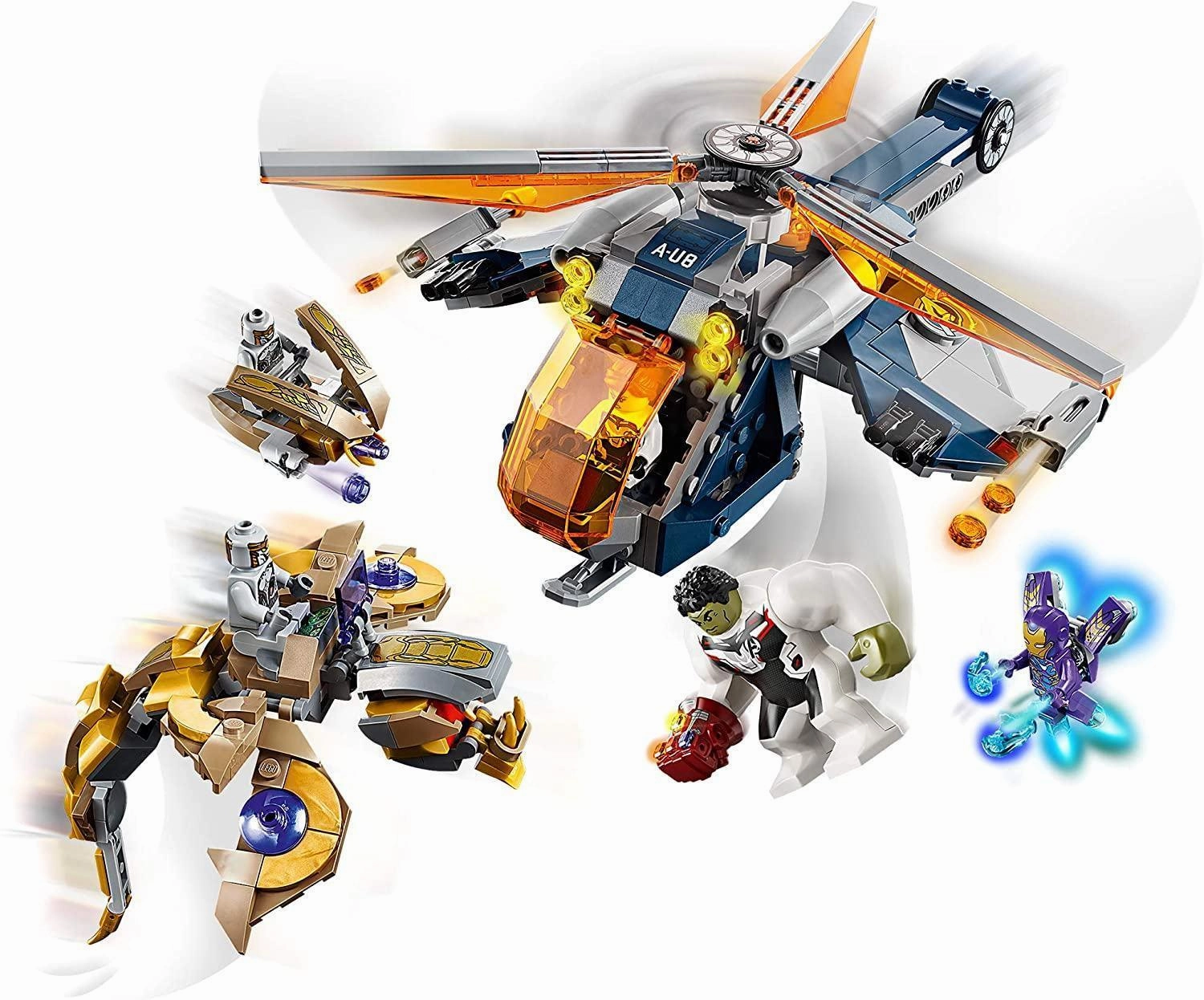 LEGO MARVEL 76144 Super Heroes Marvel Avengers Endgame Hulk Helicopter Rescue
