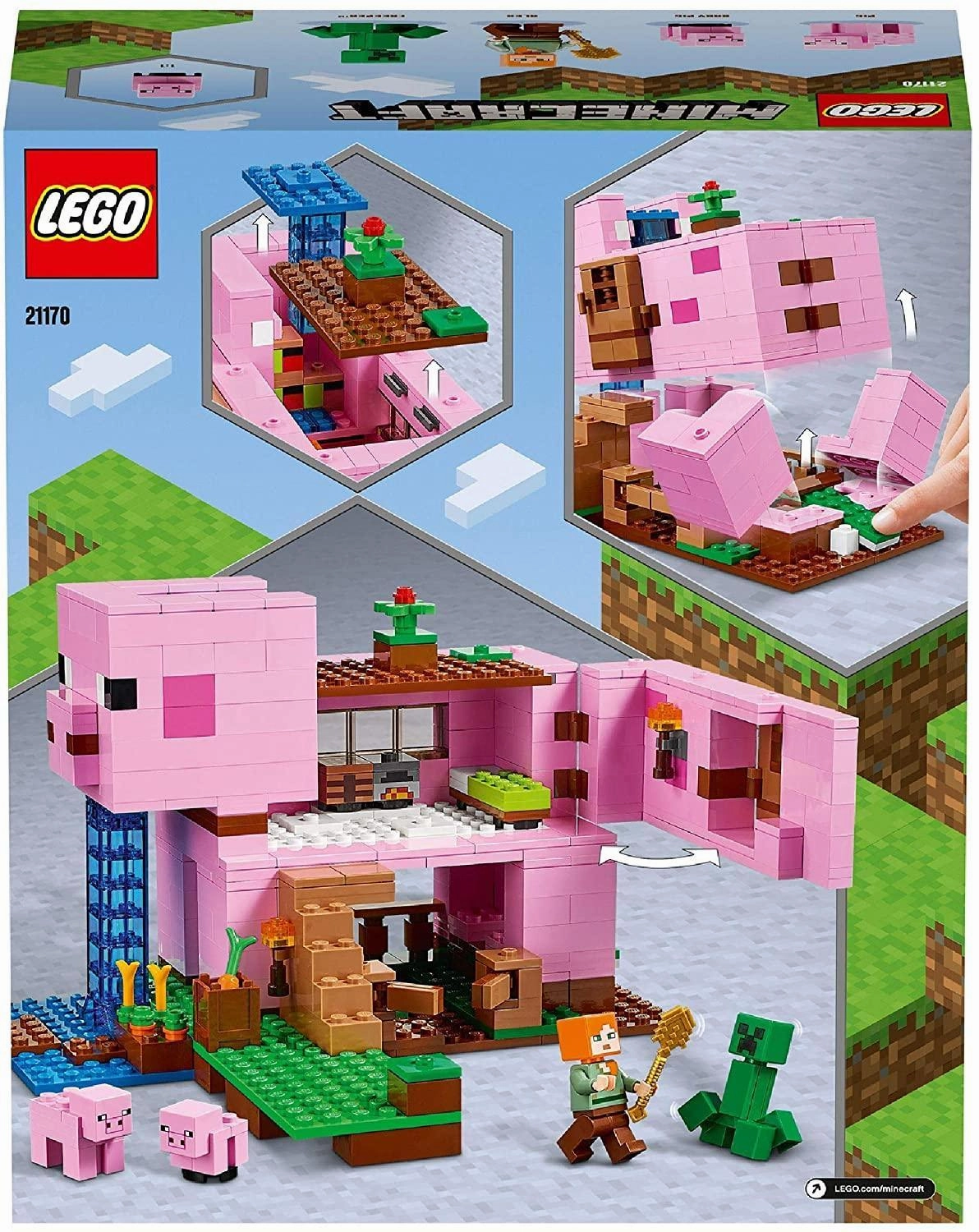 LEGO MINECRAFT 21170 The Pig House Building Set