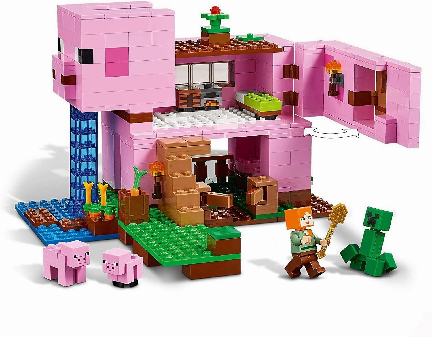 LEGO MINECRAFT 21170 The Pig House Building Set