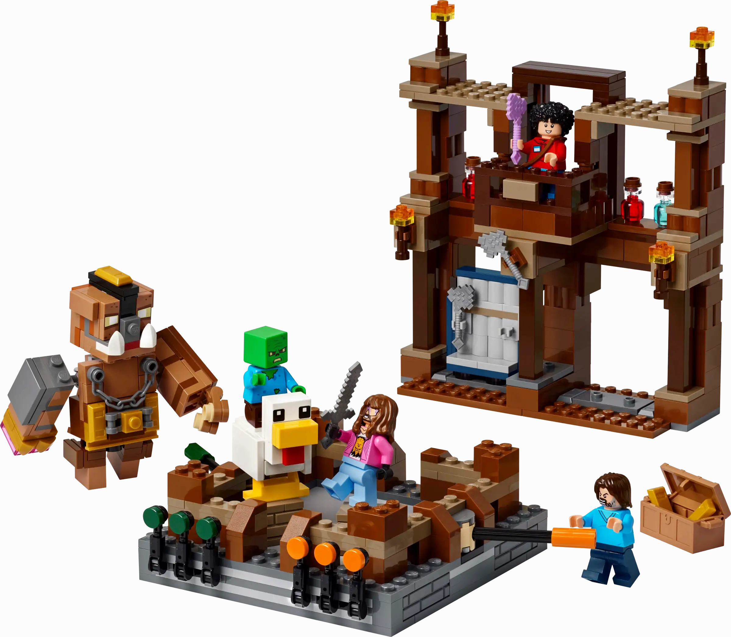 LEGO MINECRAFT 21272 Woodland Mansion Fighting Ring