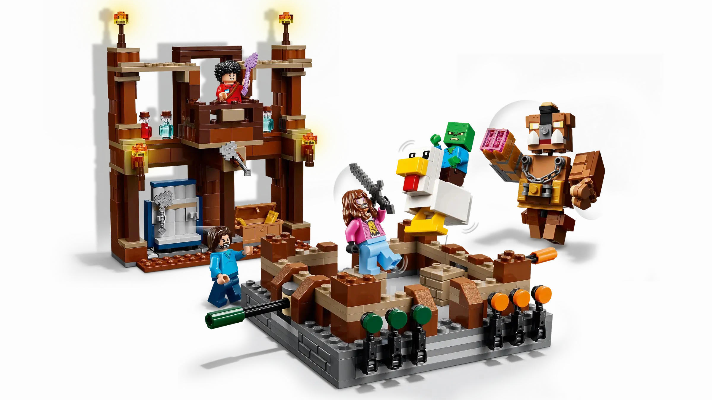 LEGO MINECRAFT 21272 Woodland Mansion Fighting Ring
