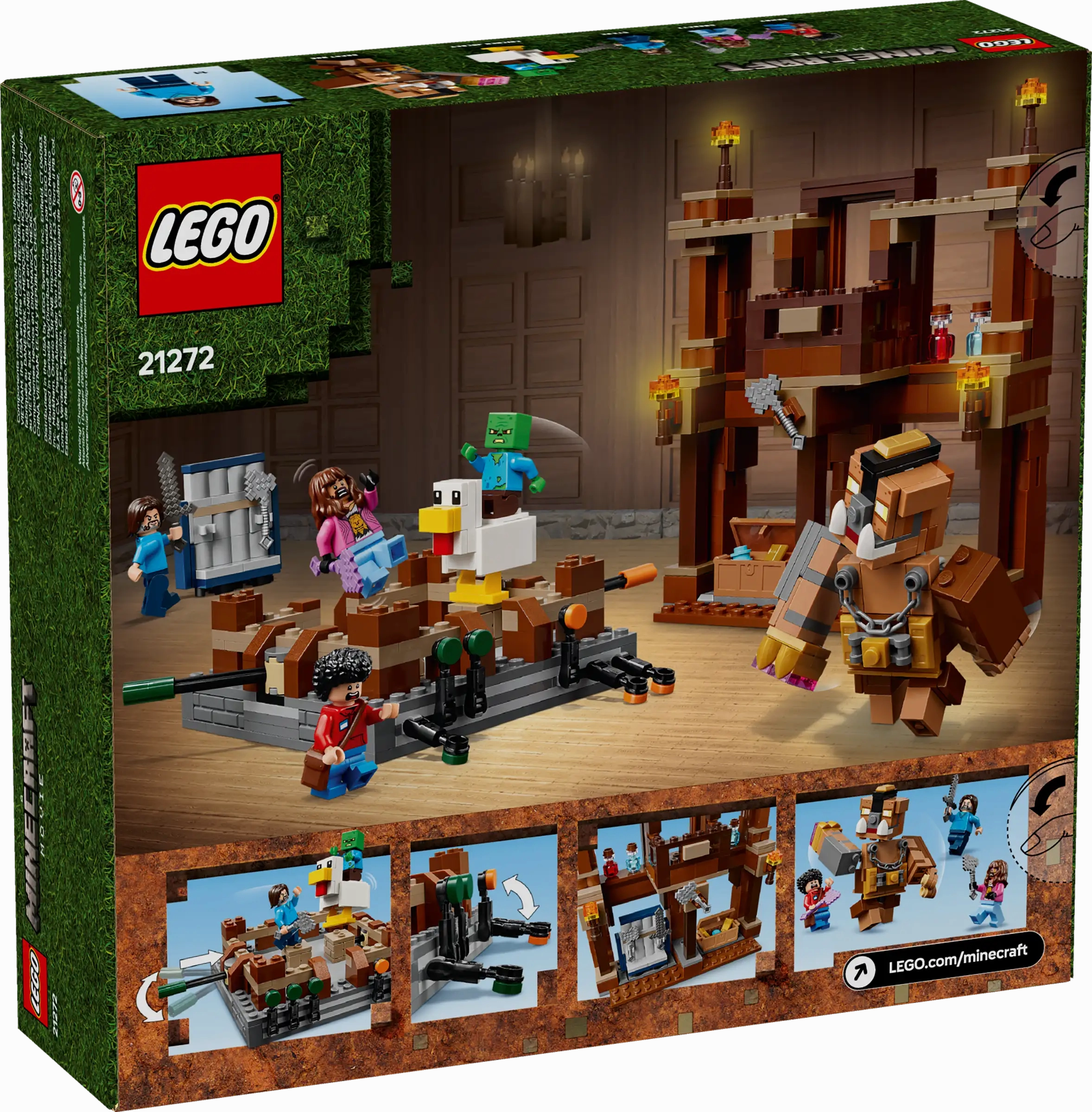 LEGO MINECRAFT 21272 Woodland Mansion Fighting Ring