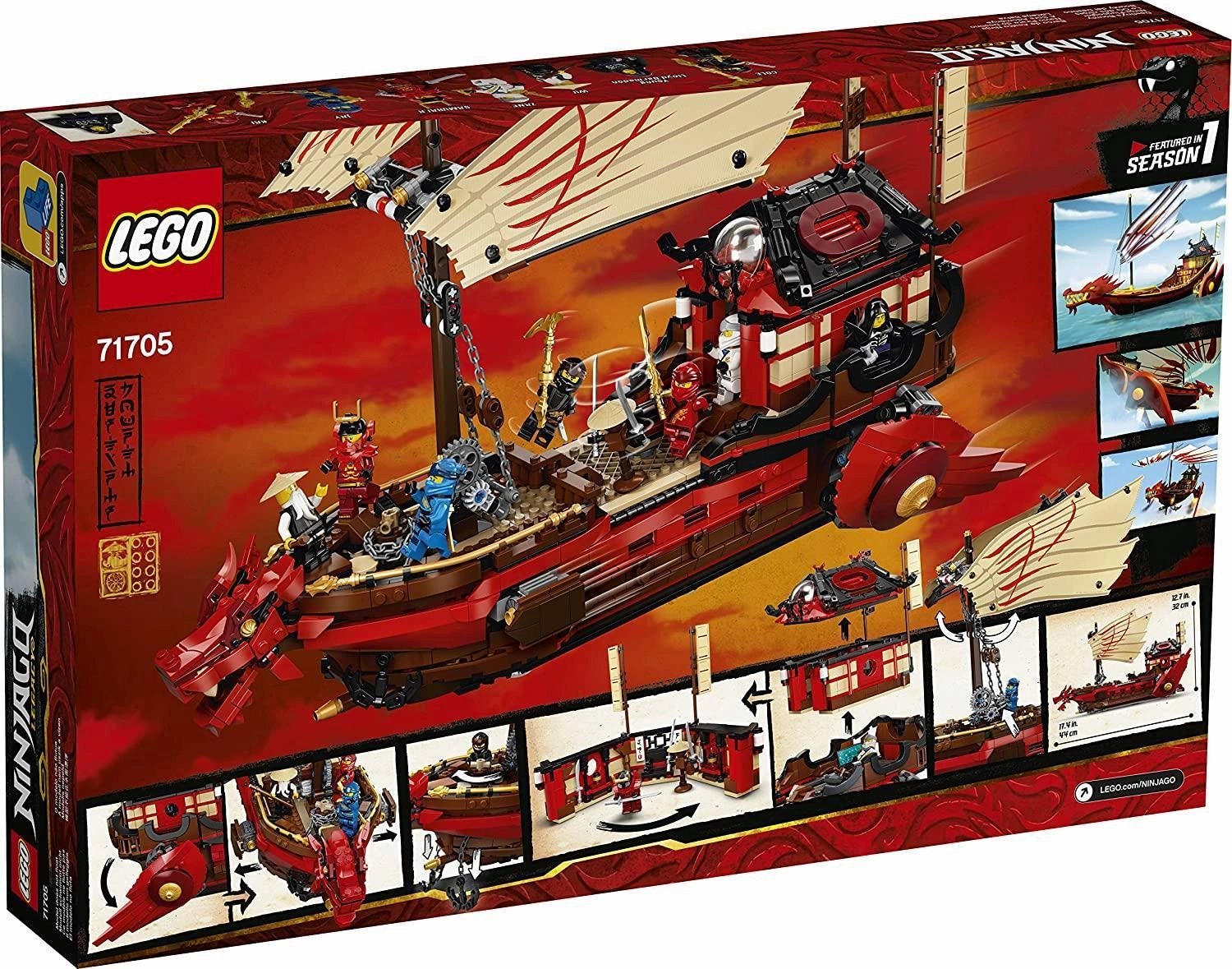 LEGO NINJAGO 71705 Legacy Destiny's Bounty Battle Ship Playset