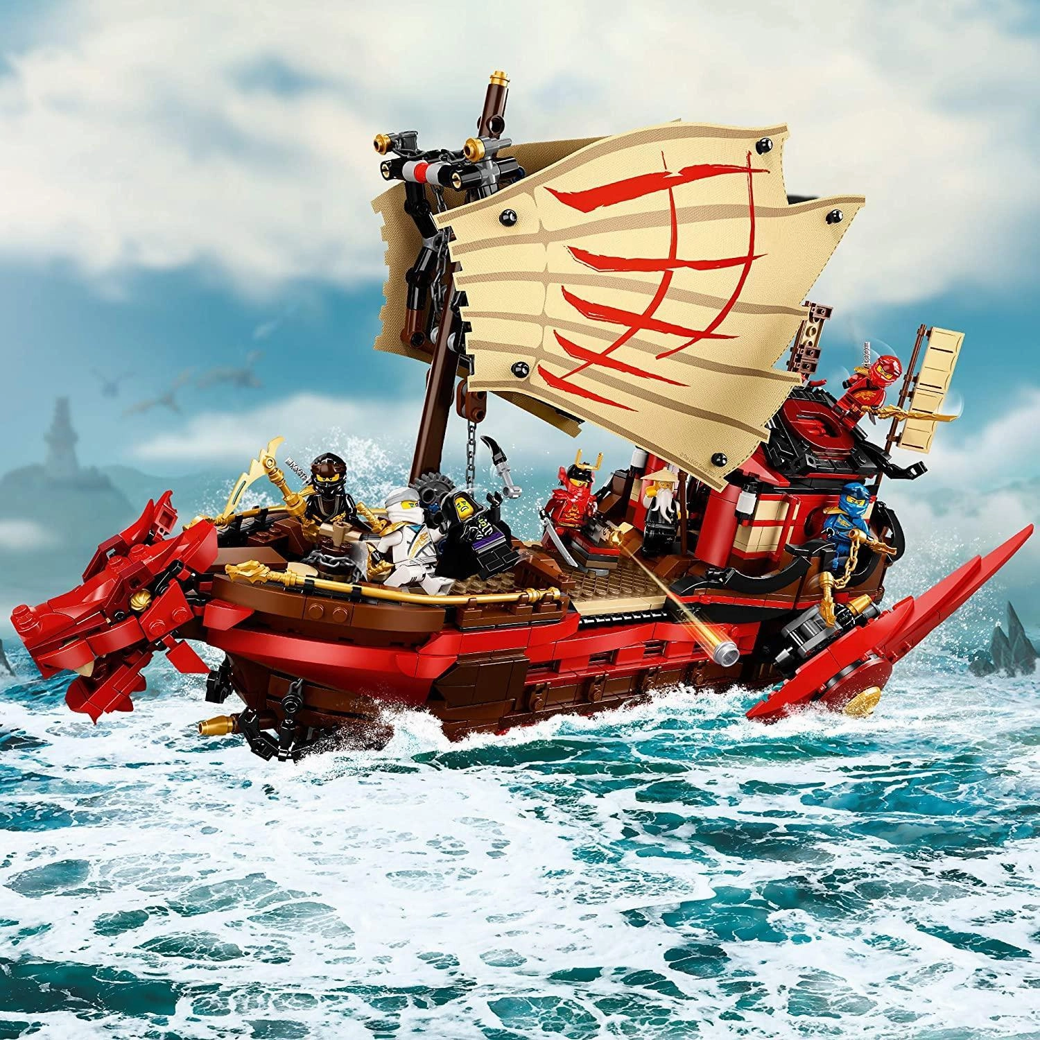 LEGO NINJAGO 71705 Legacy Destiny's Bounty Battle Ship Playset