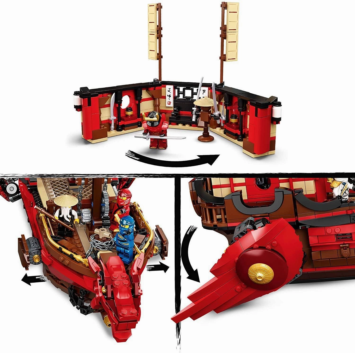 LEGO NINJAGO 71705 Legacy Destiny's Bounty Battle Ship Playset