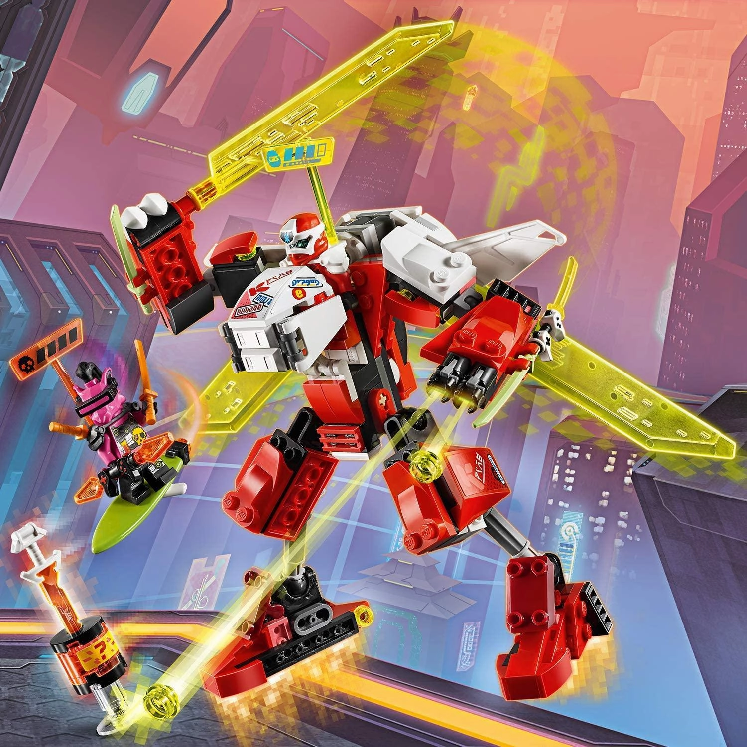 LEGO NINJAGO 71707 Legacy Kai's Mech Jet Construction Set