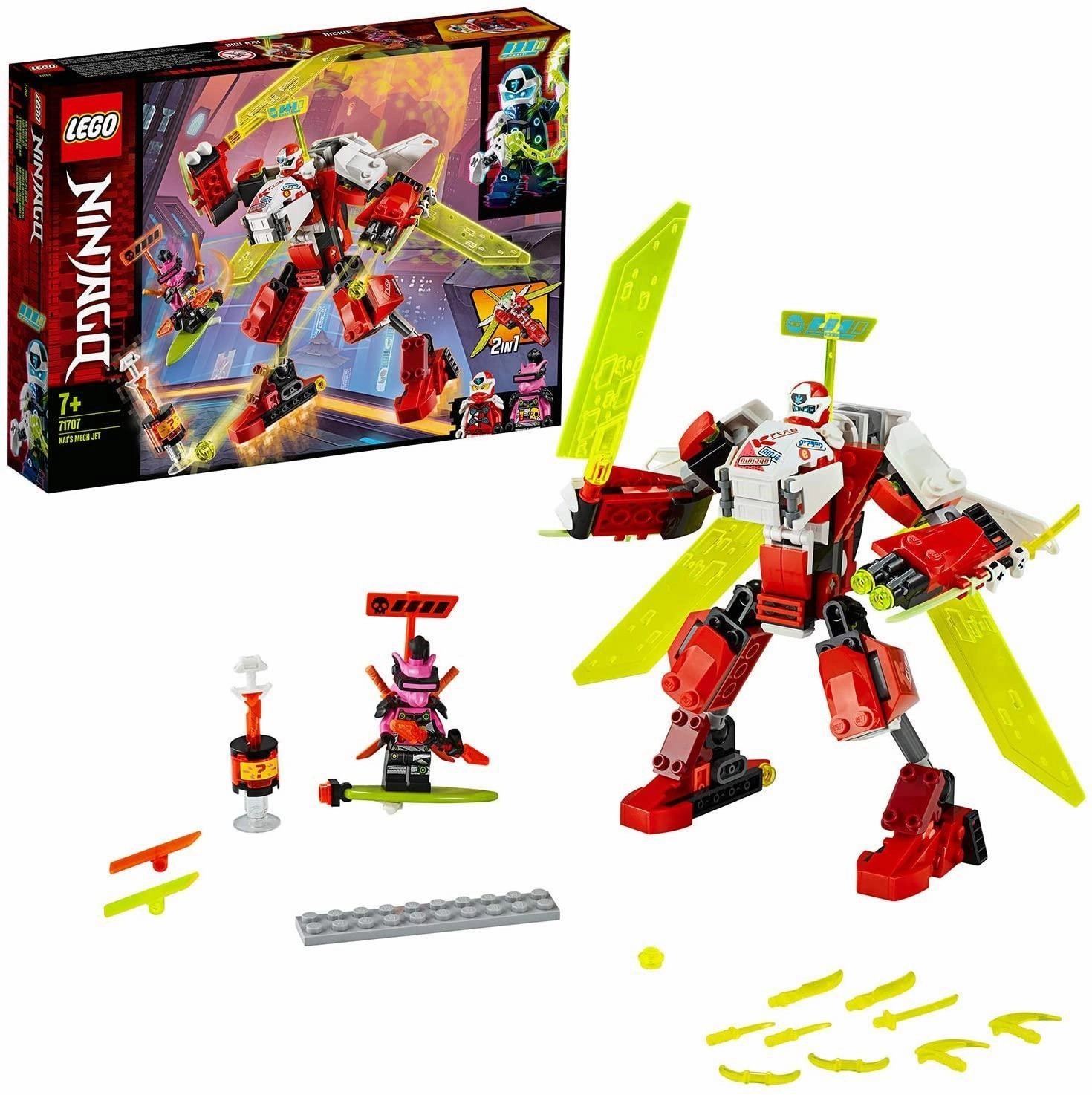 LEGO NINJAGO 71707 Legacy Kai's Mech Jet Construction Set