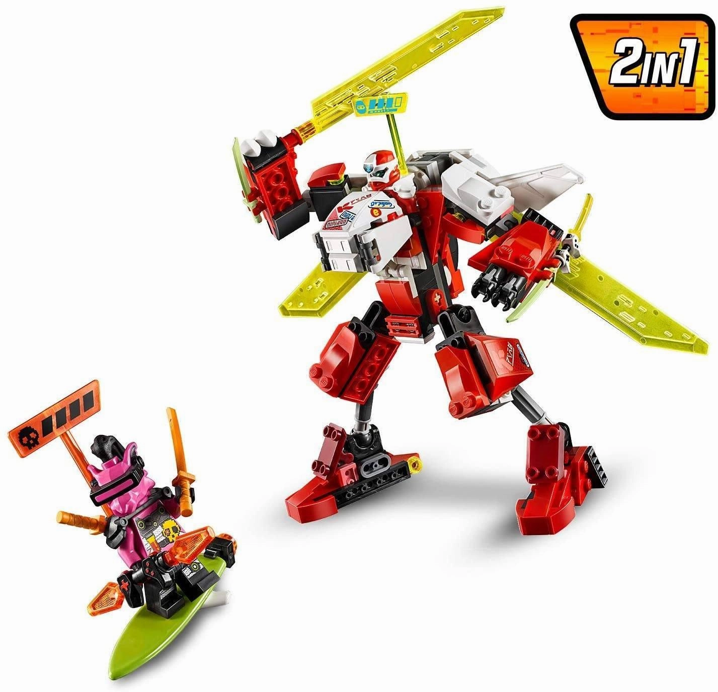 LEGO NINJAGO 71707 Legacy Kai's Mech Jet Construction Set