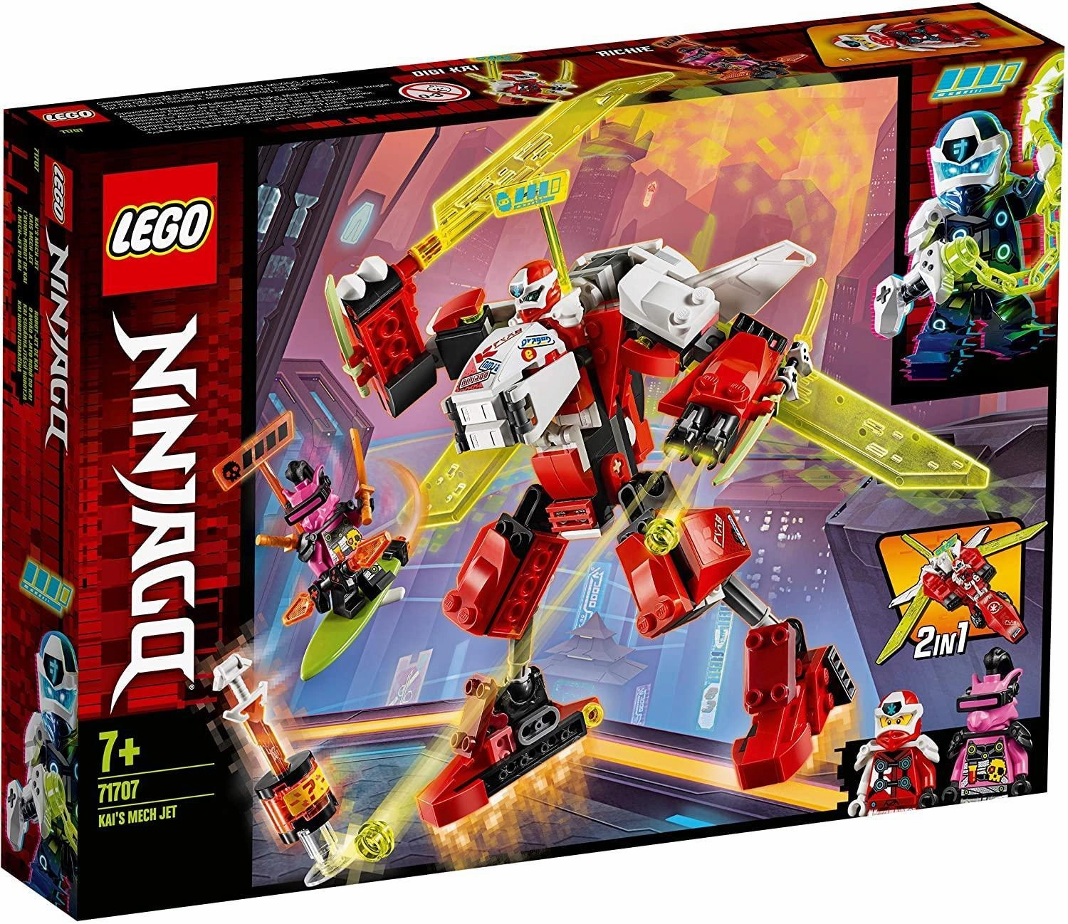 LEGO NINJAGO 71707 Legacy Kai's Mech Jet Construction Set