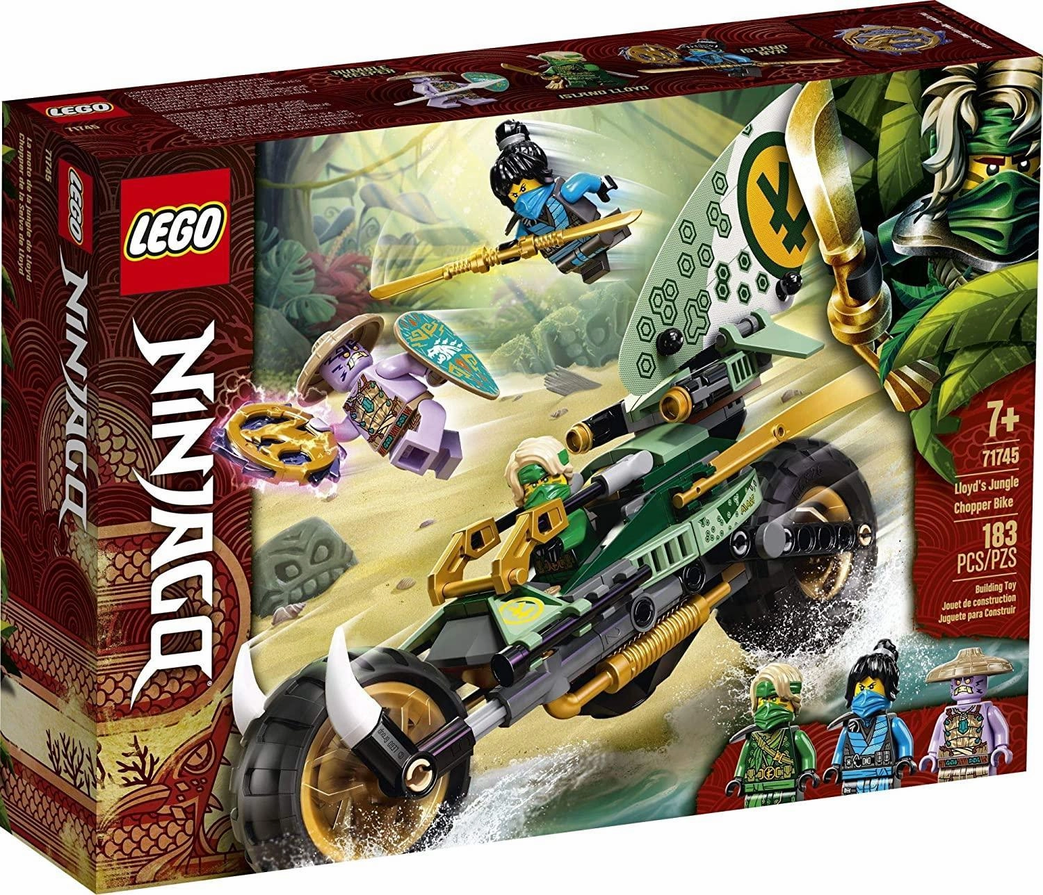 LEGO NINJAGO 71745 Lloyds Jungle Chopper Bike Motorbike Toy