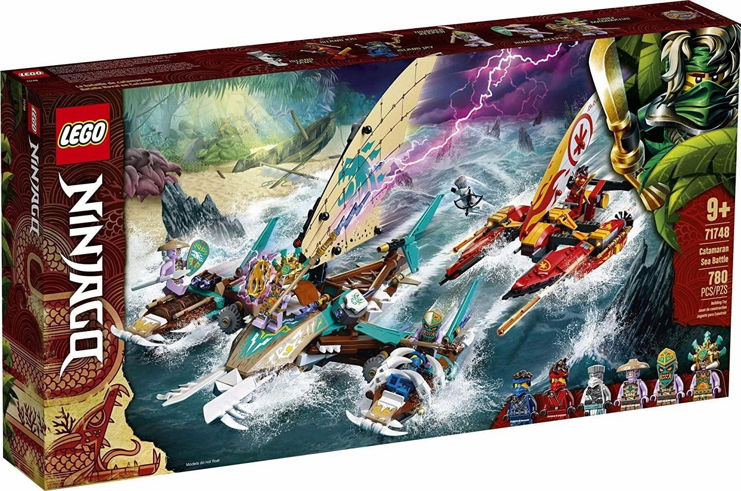 LEGO NINJAGO 71748 Catamaran Sea Battle Building Set