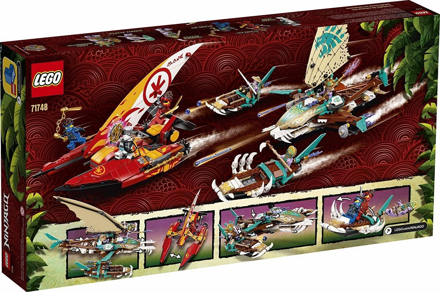 LEGO NINJAGO 71748 Catamaran Sea Battle Building Set
