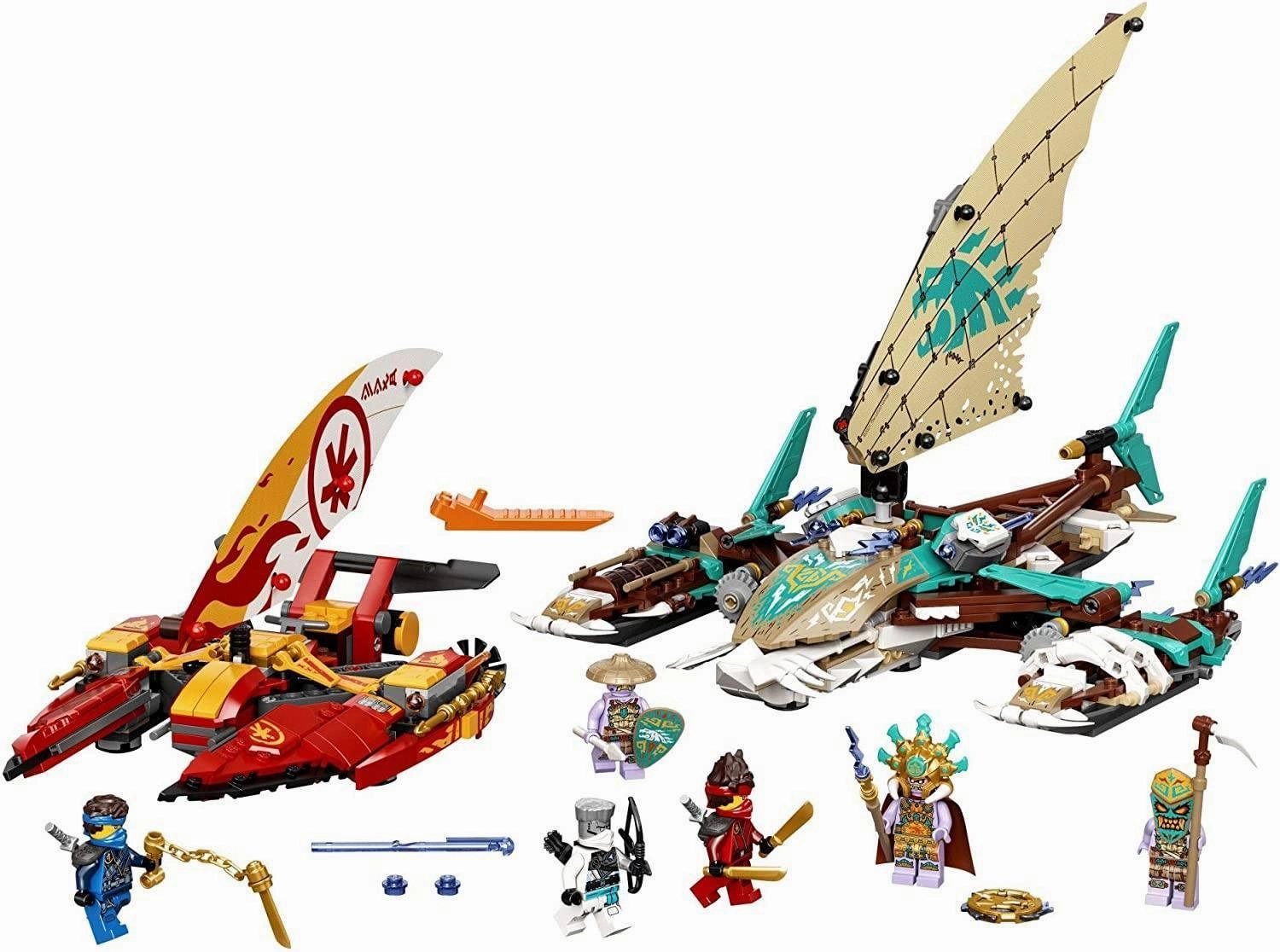 LEGO NINJAGO 71748 Catamaran Sea Battle Building Set