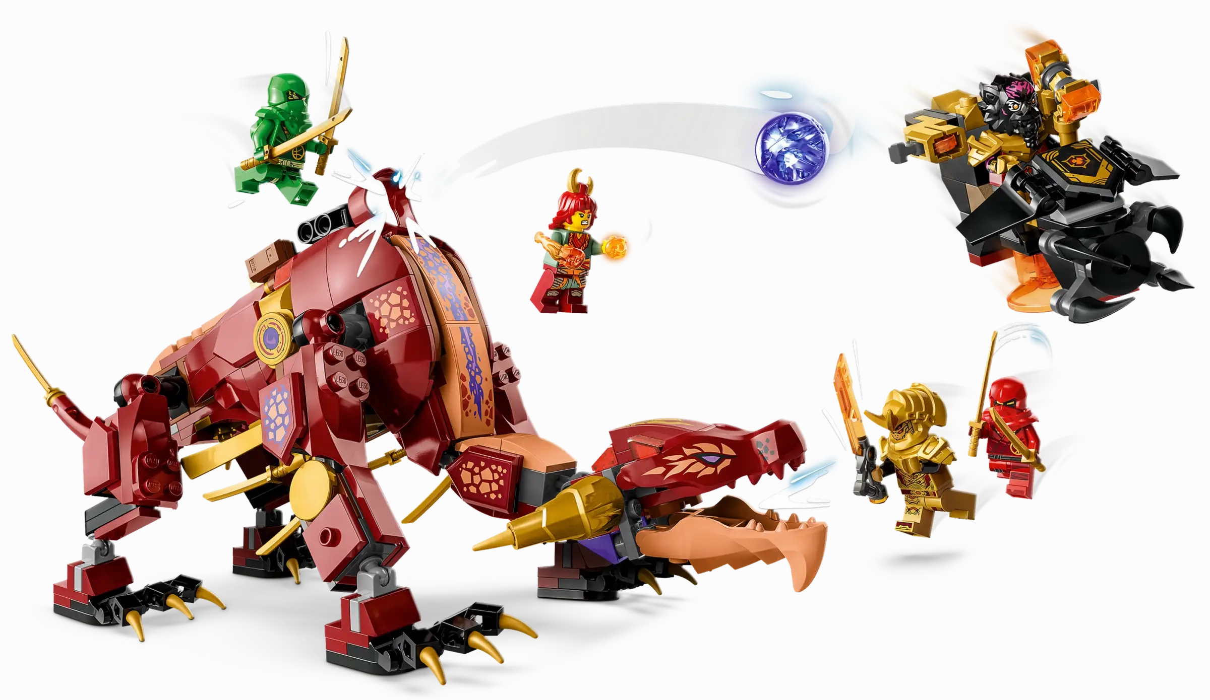 LEGO NINJAGO 71793 Heatwave Transforming Lava Dragon